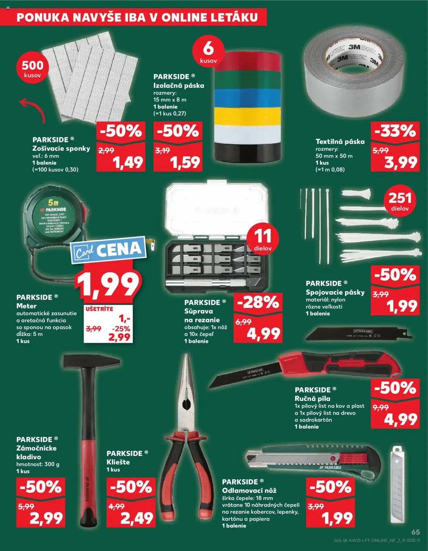 Kaufland Bratislava-Dúbravka - platný leták od 31.07.2025 strana 65 z 76