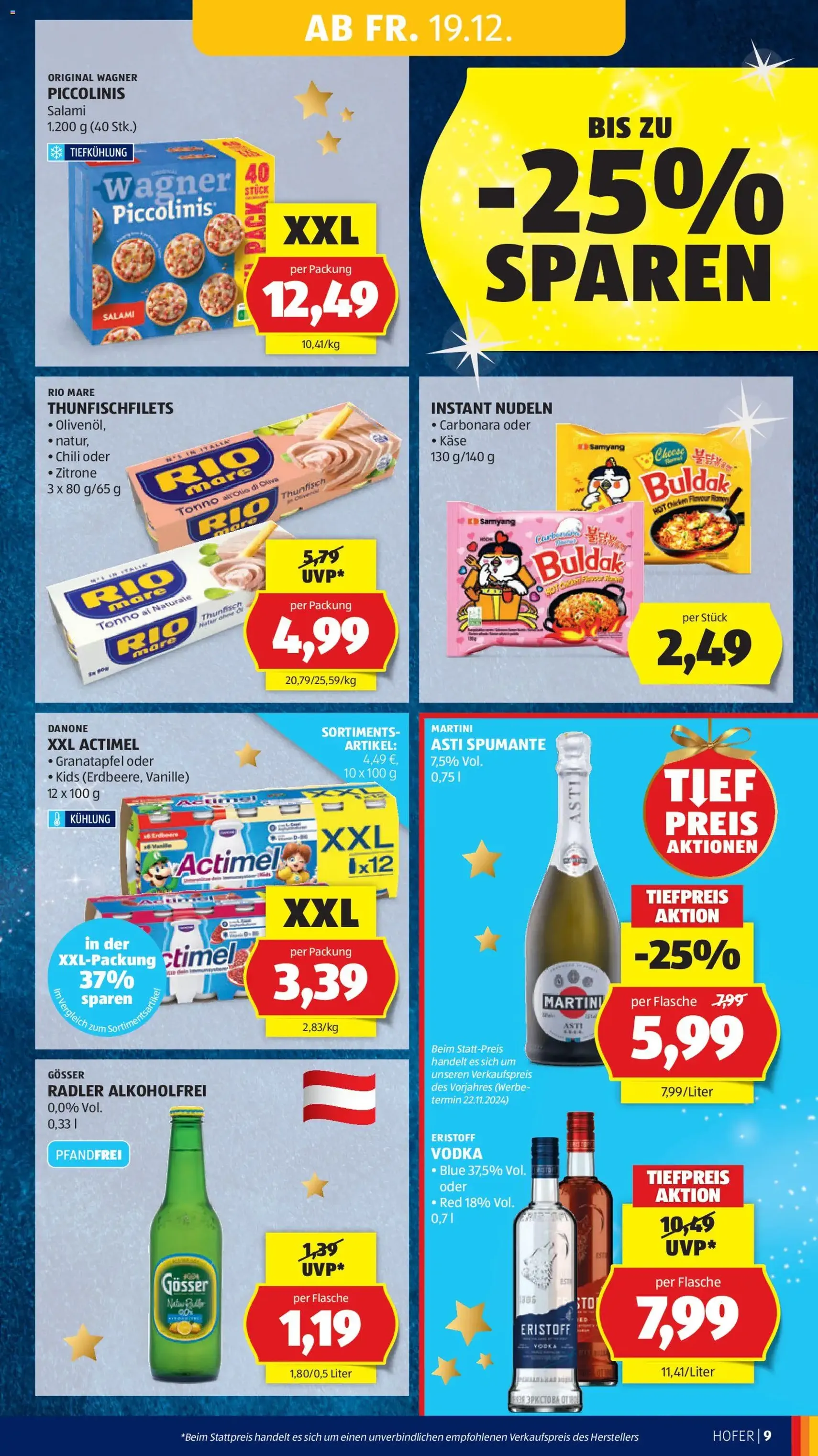 Hofer Flugblatt - Gültiger Prospekt ab 19.12.2025, Seite 11 von insgesamt 41