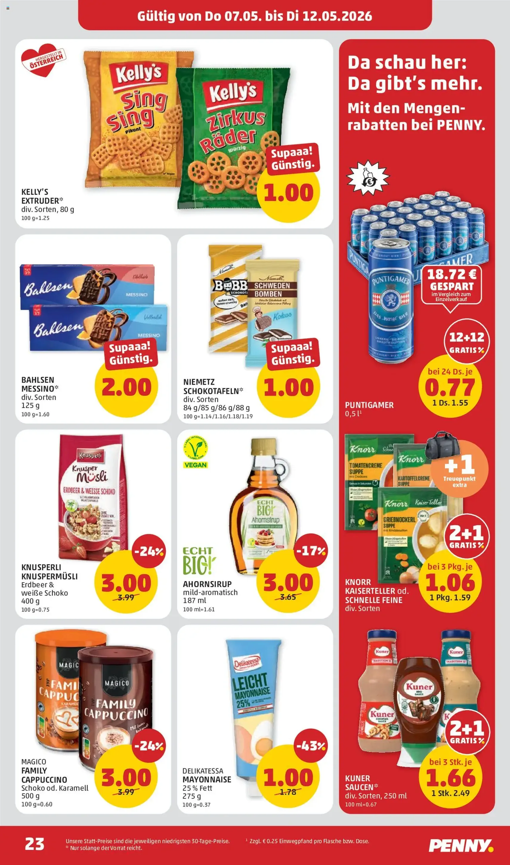 Penny Markt - Flugblatt - Gültiger Prospekt ab 07.05.2026, Seite 23 von insgesamt 28