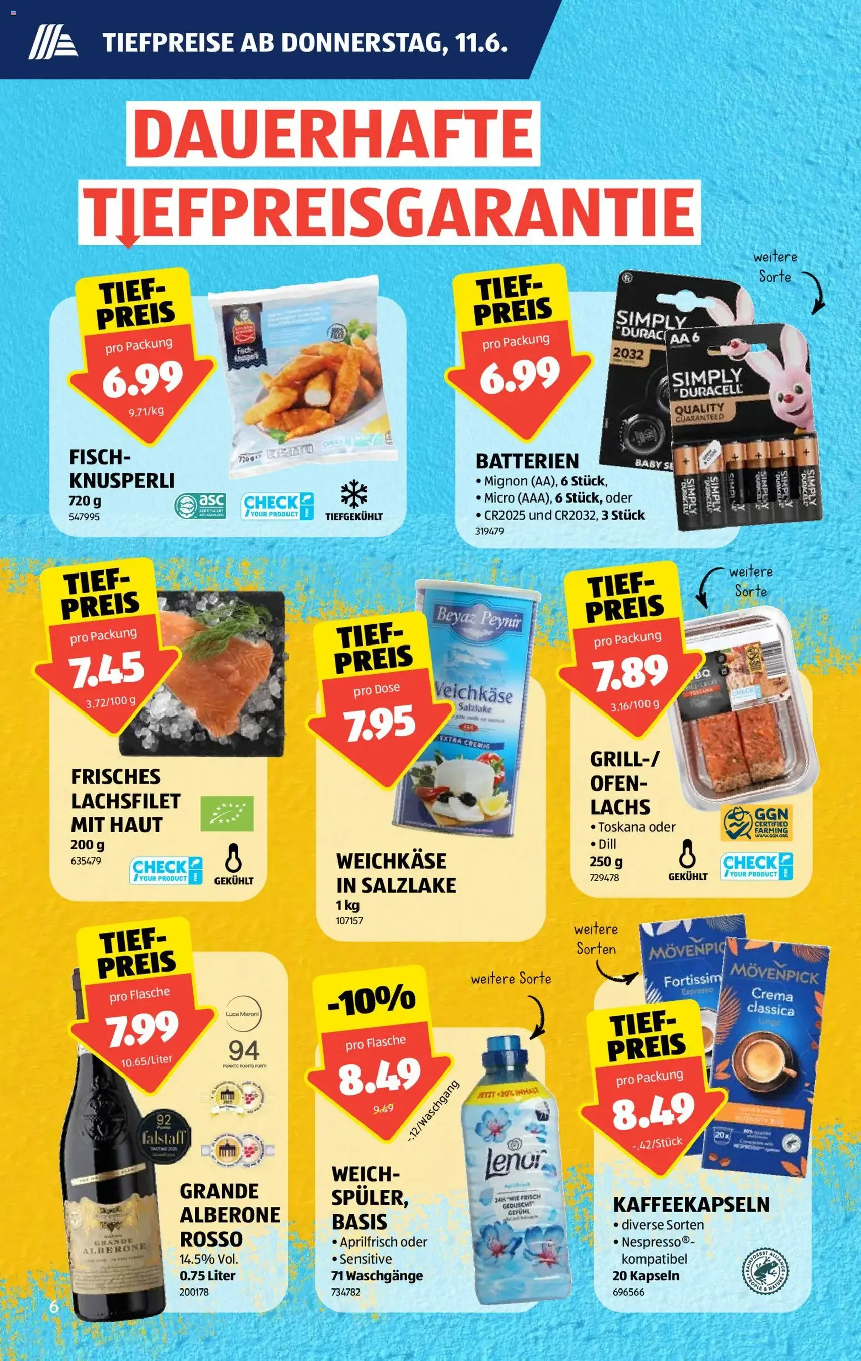 Aldi aktionen - Gültiger Prospekt ab 11.06.2026, Seite 8 von insgesamt 52
