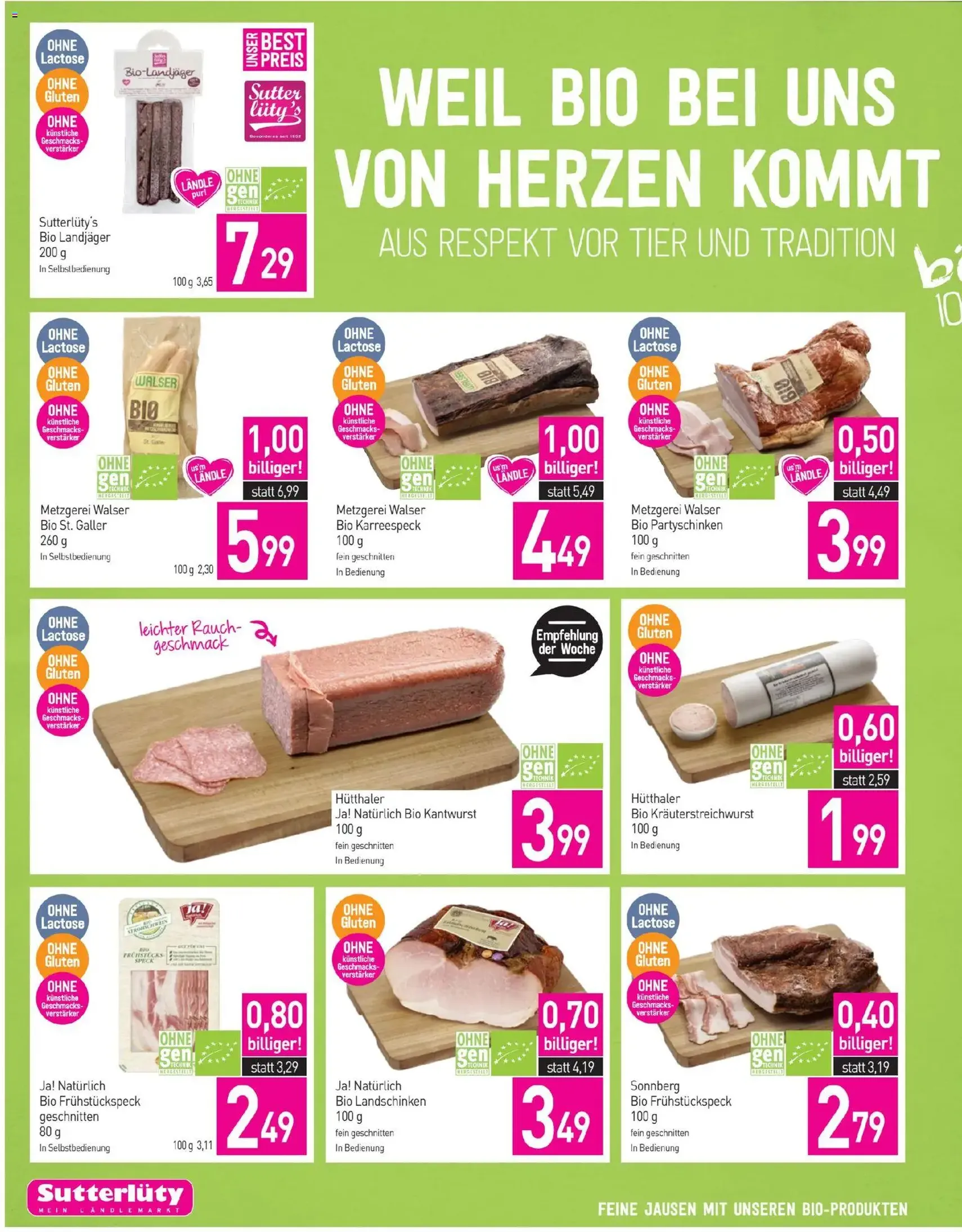 Sutterlüty Flugblatt - Gültiger Prospekt ab 25.06.2026, Seite 10 von insgesamt 20
