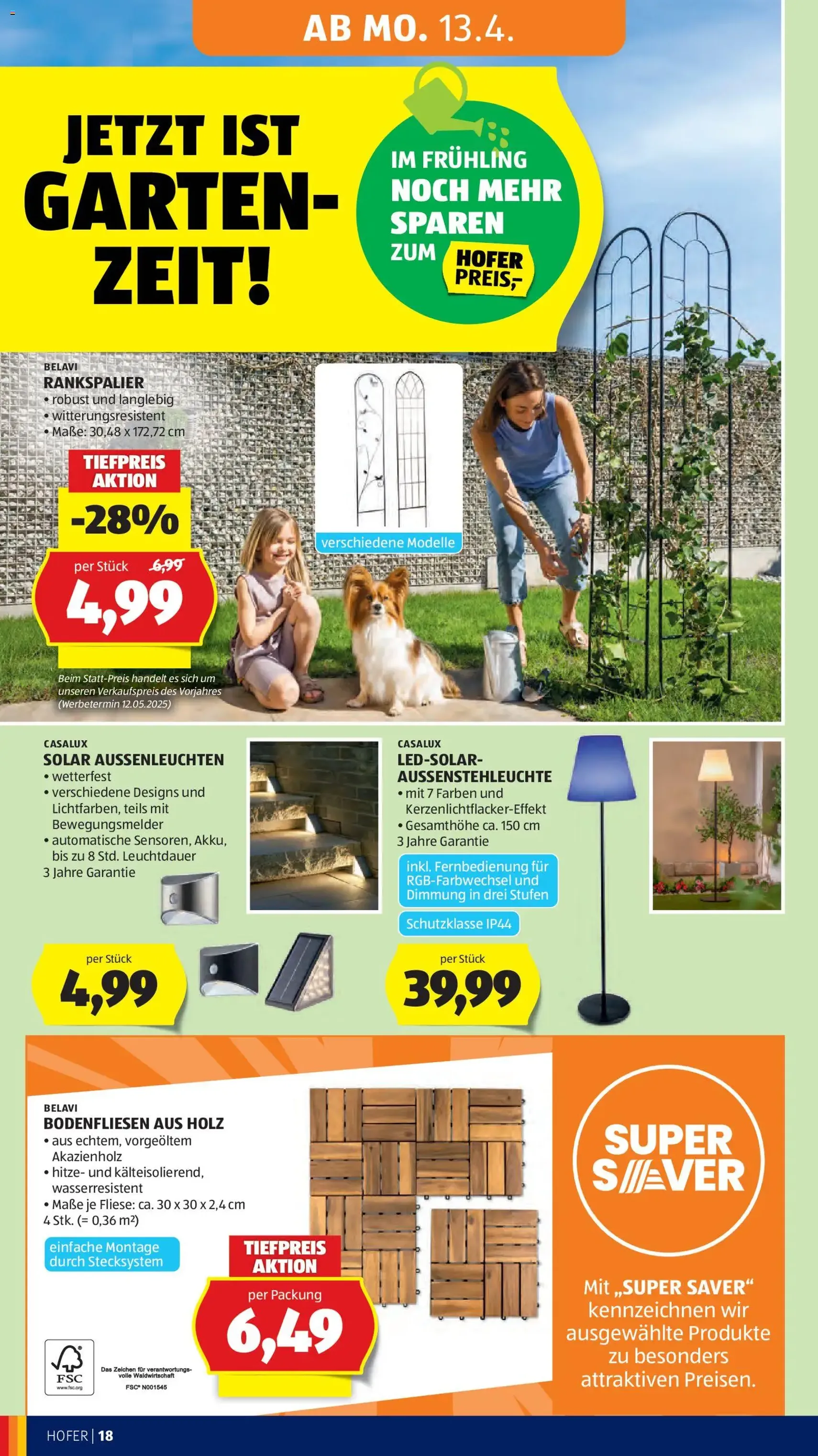 Hofer Flugblatt - Gültiger Prospekt ab 08.04.2026, Seite 22 von insgesamt 37