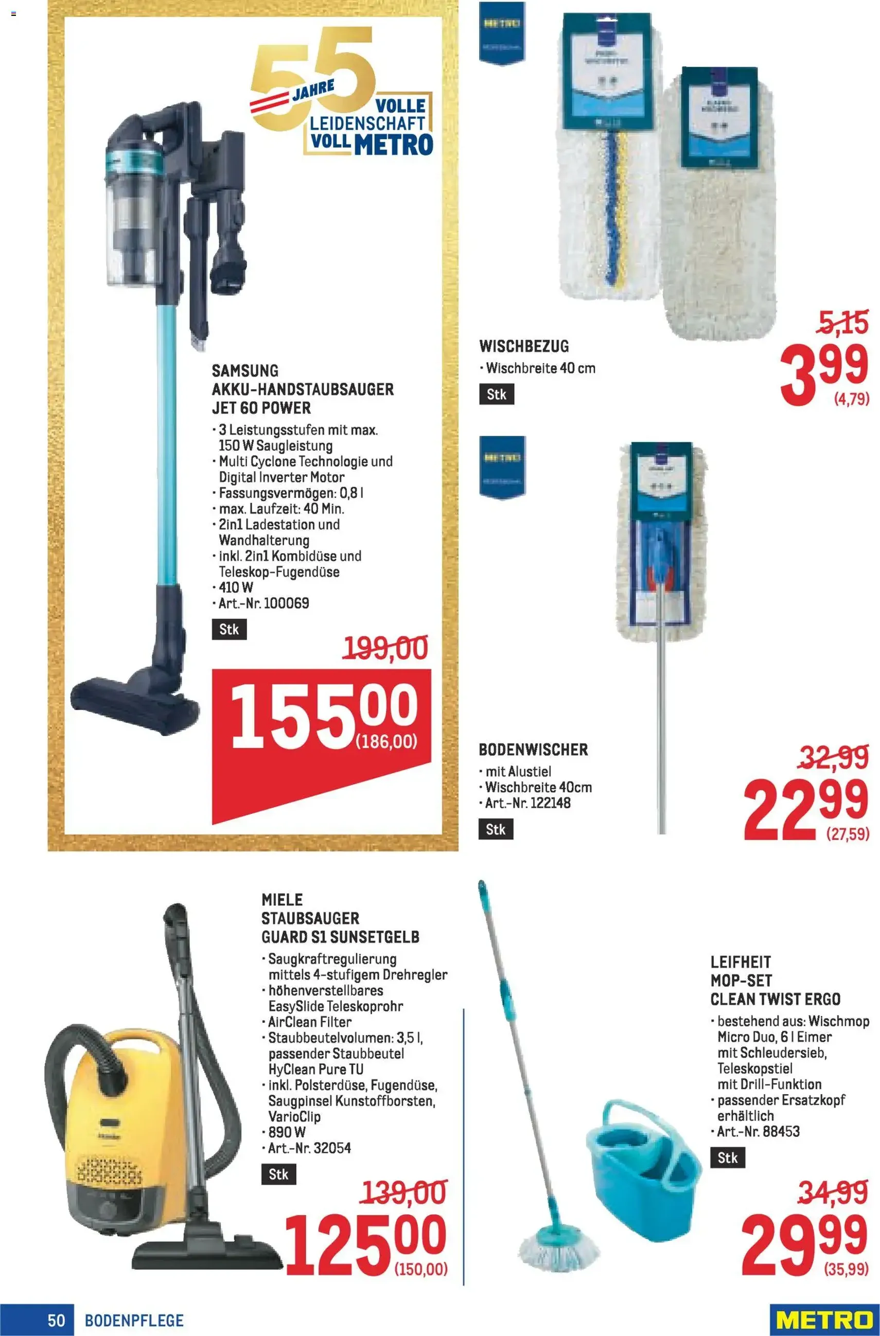 Metro angebote Profi - Gültiger Prospekt ab 16.04.2026, Seite 50 von insgesamt 64