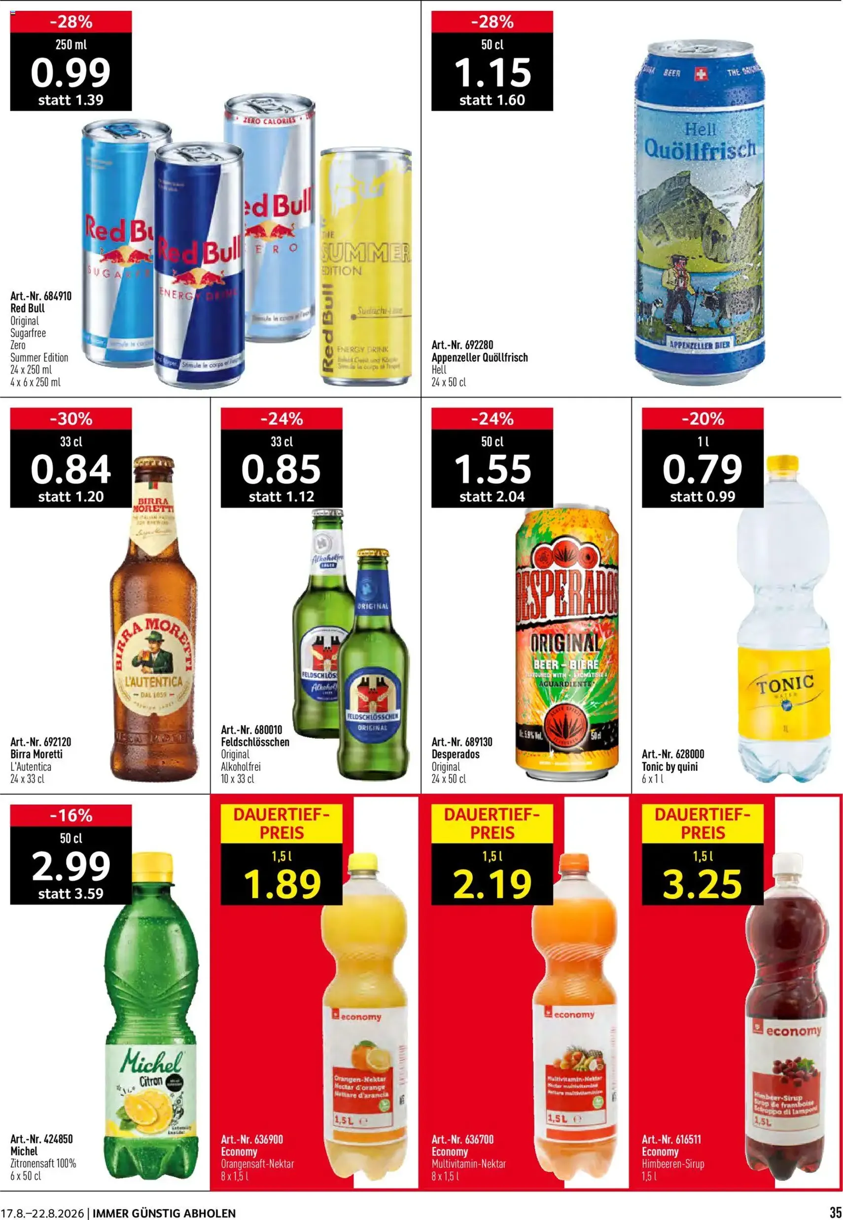 Prodega aktionen - Gültiger Prospekt ab 17.08.2026, Seite 35 von insgesamt 40