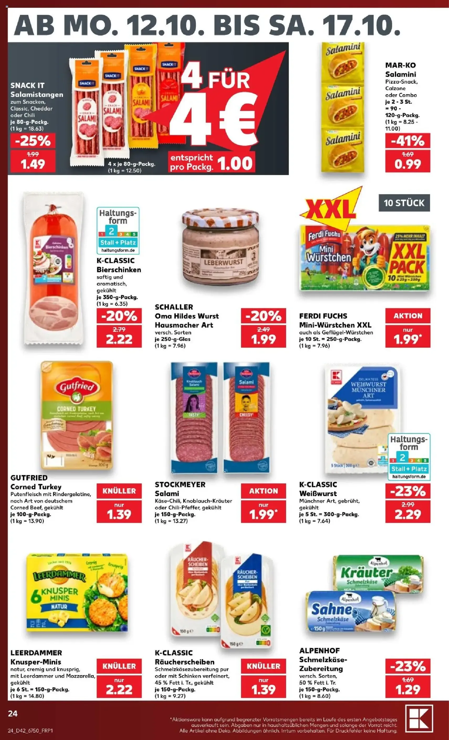 Kaufland Prospekt - Gültiger Prospekt ab 12.10.2026, Seite 30 von insgesamt 74