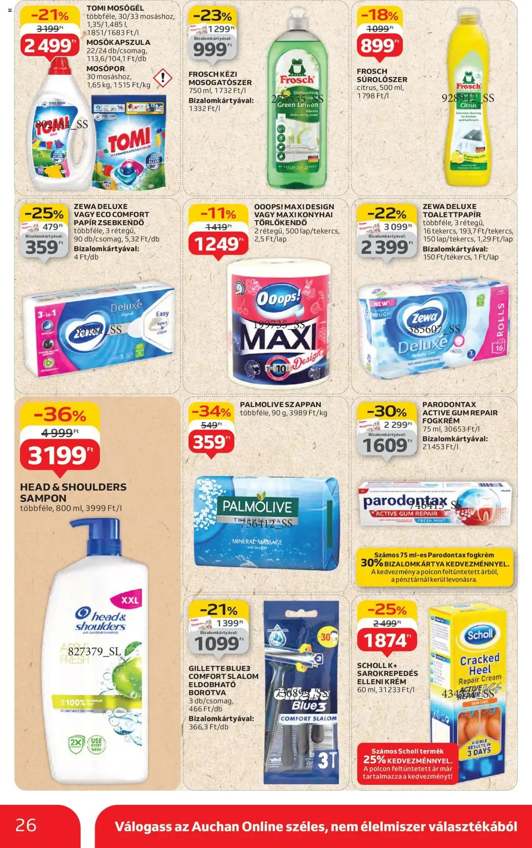 Auchan Akciós újság - 2025.07.31. érvényes szórólap 26 oldal 42 oldalból Auchan Akciós újság - 2025.07.31. érvényes szórólap 26 oldal 42 oldalból