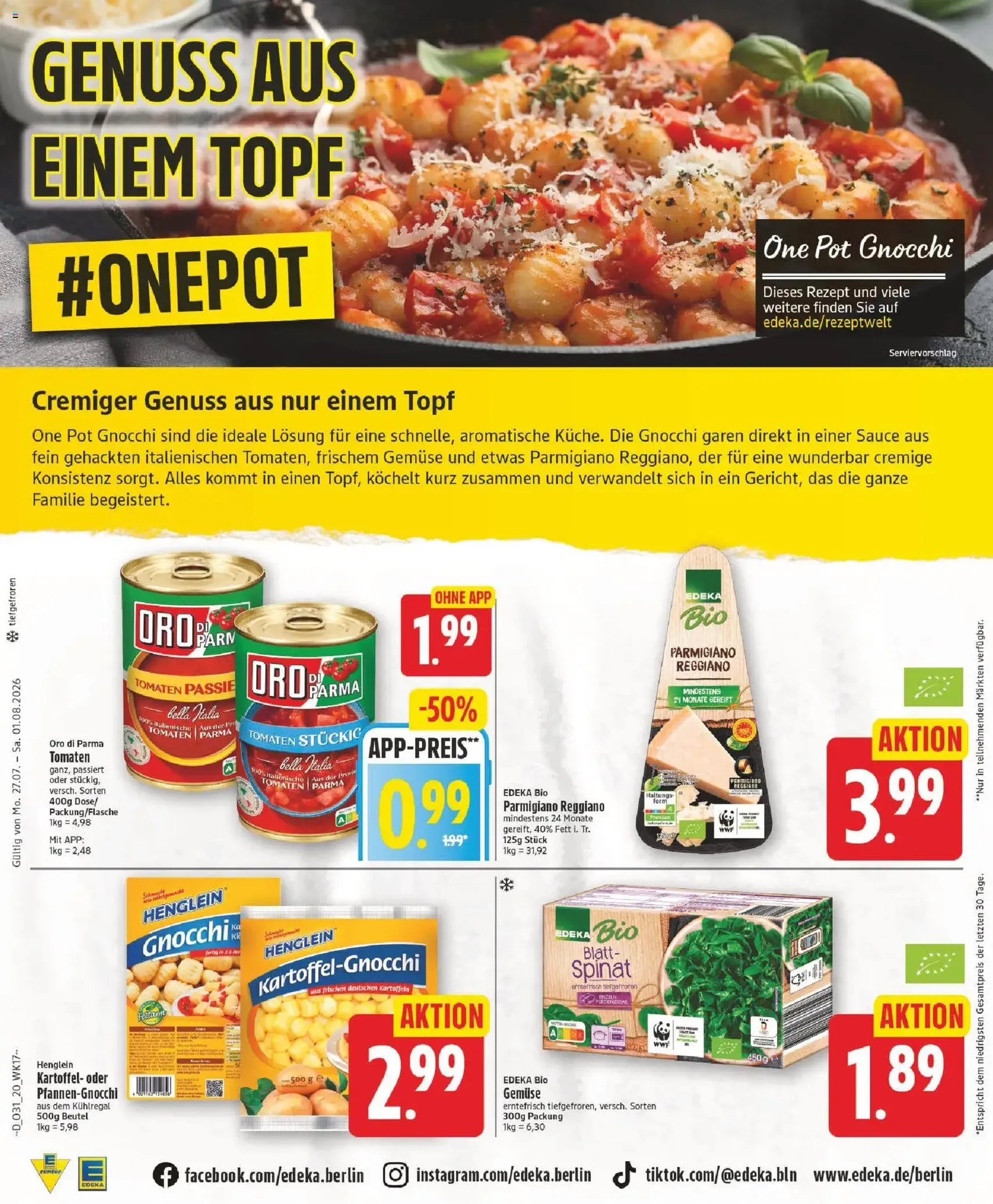 Edeka Prospekt - Gültiger Prospekt ab 27.07.2026, Seite 20 von insgesamt 28
