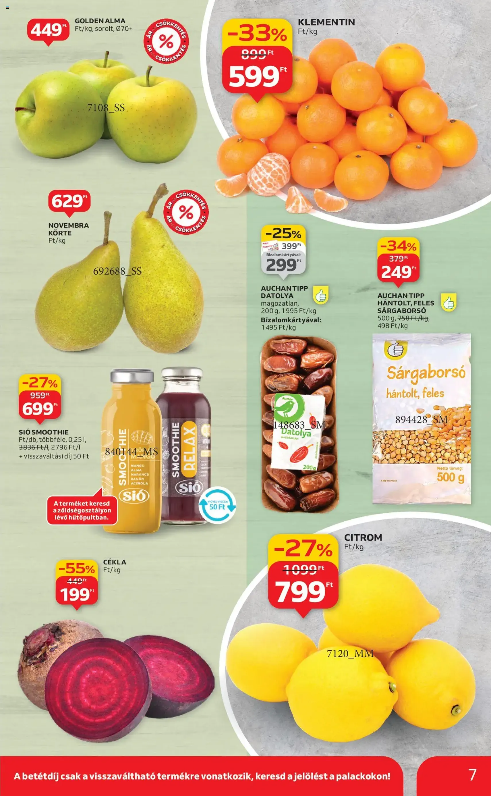 Auchan Akciós újság - 2026.01.02. érvényes szórólap 7 oldal 34 oldalból