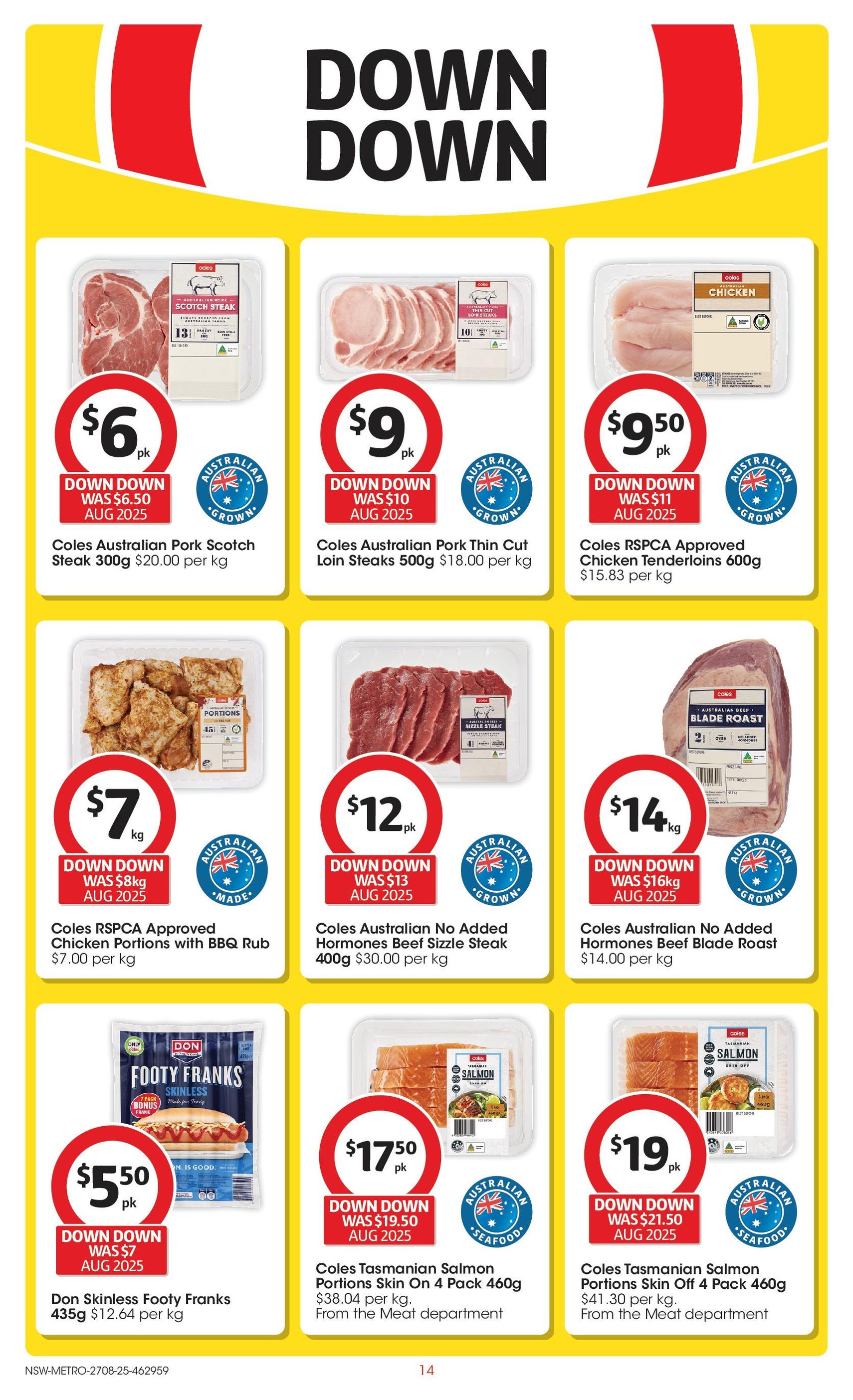 Coles Catalogue NSW - valid flyer from 27/08/2025, page 14 of 51