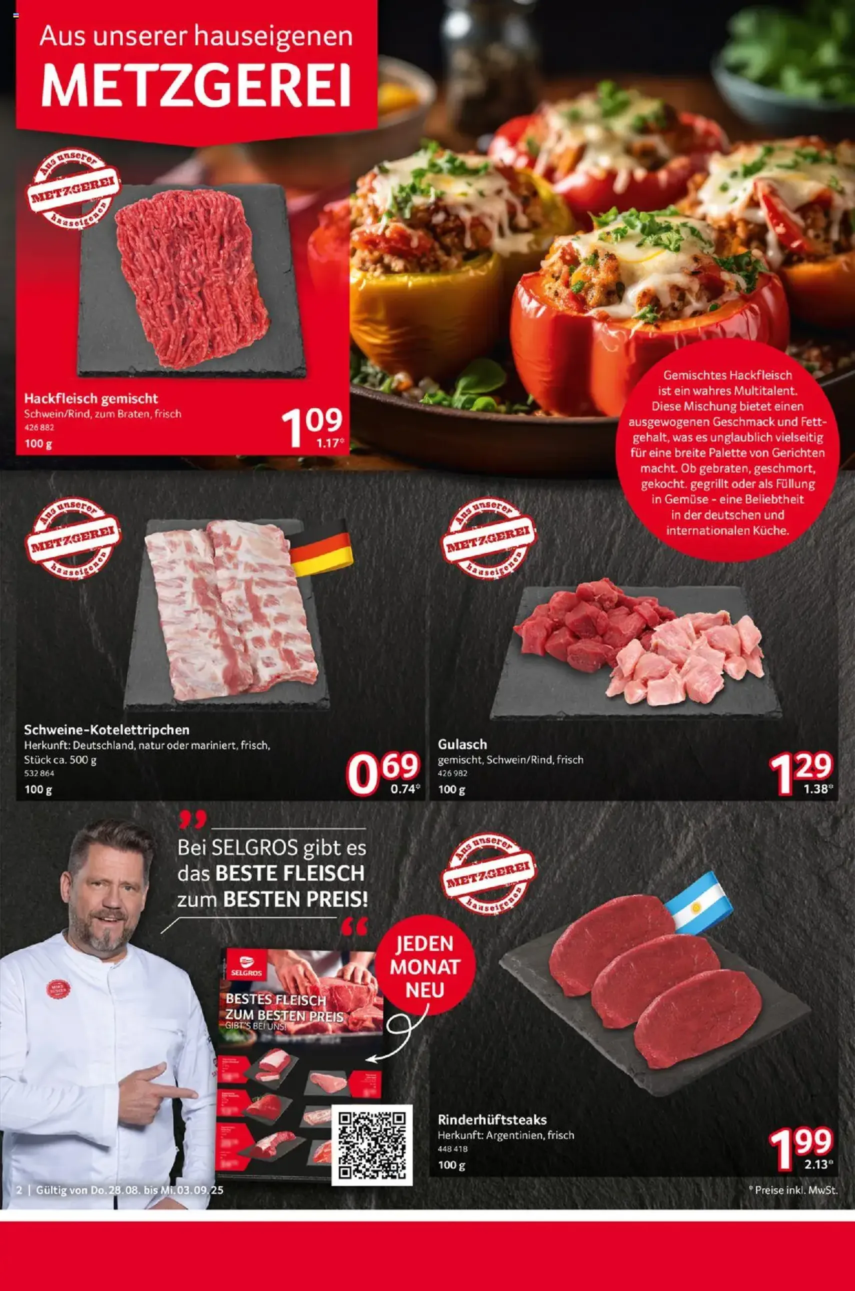 Selgros Prospekt - Gültiger Prospekt ab 28.08.2025, Seite 2 von insgesamt 24 Selgros Prospekt - Gültiger Prospekt ab 28.08.2025, Seite 2 von insgesamt 24