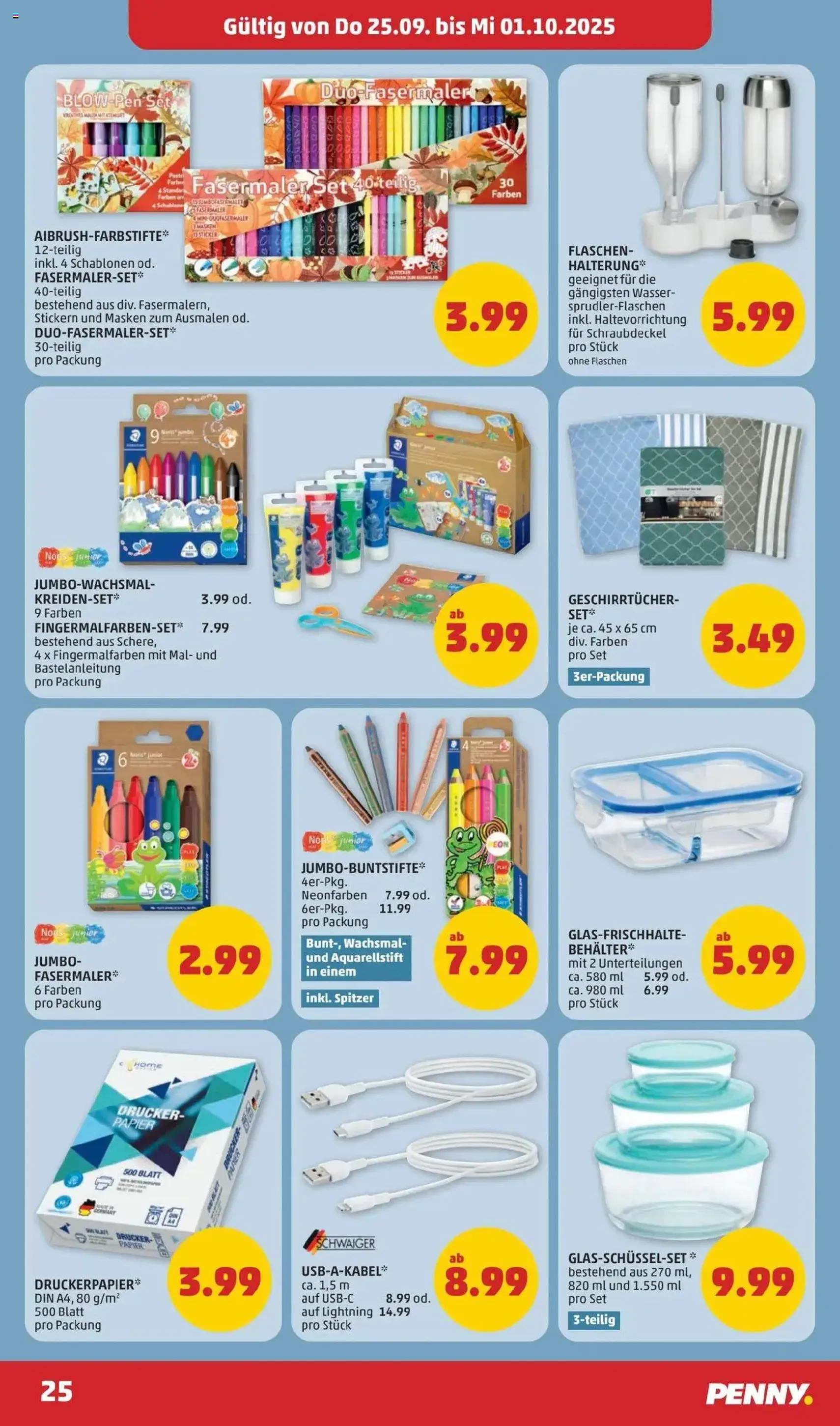 Penny Markt Flugblatt - Gültiger Prospekt ab 25.09.2025, Seite 25 von insgesamt 32
