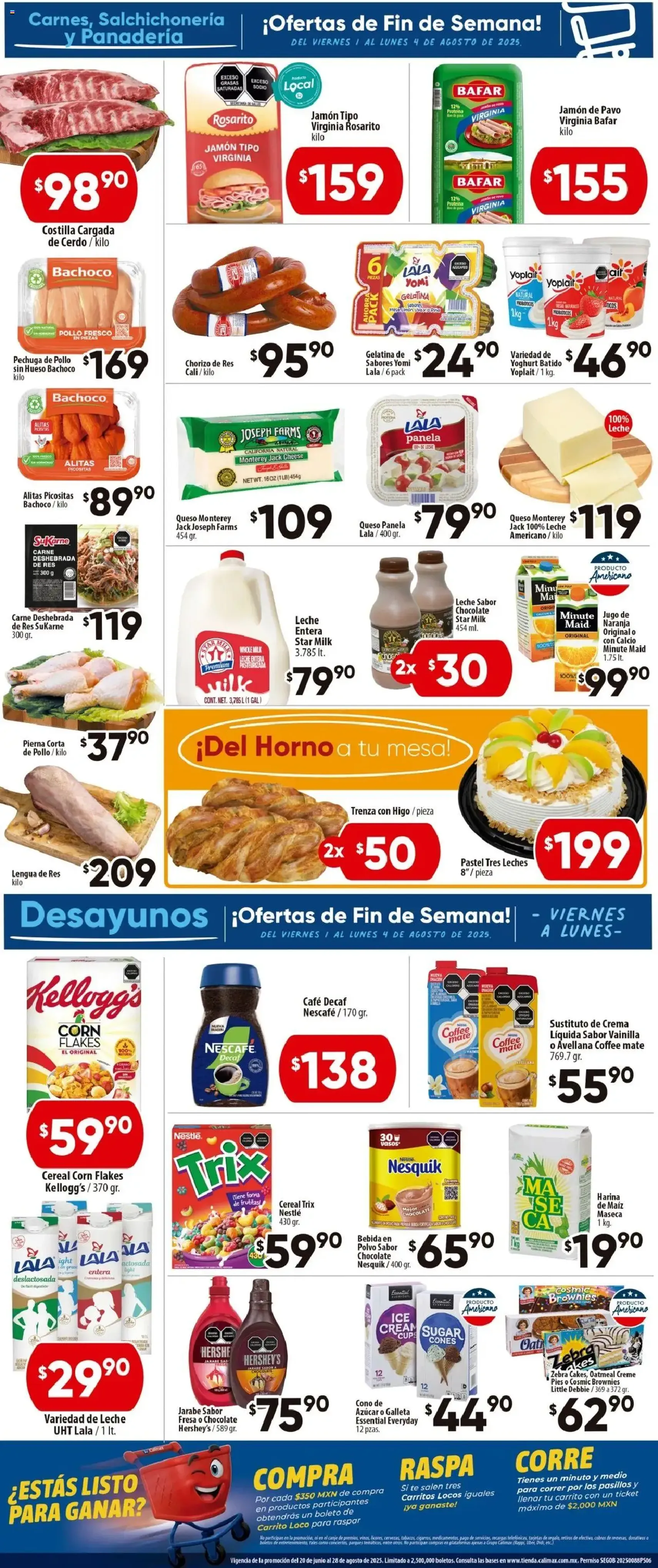 Calimax - Folleto Mexicali - folleto válido desde 01/08/2025 página 2 de 6 Calimax - Folleto Mexicali - folleto válido desde 01/08/2025 página 2 de 6
