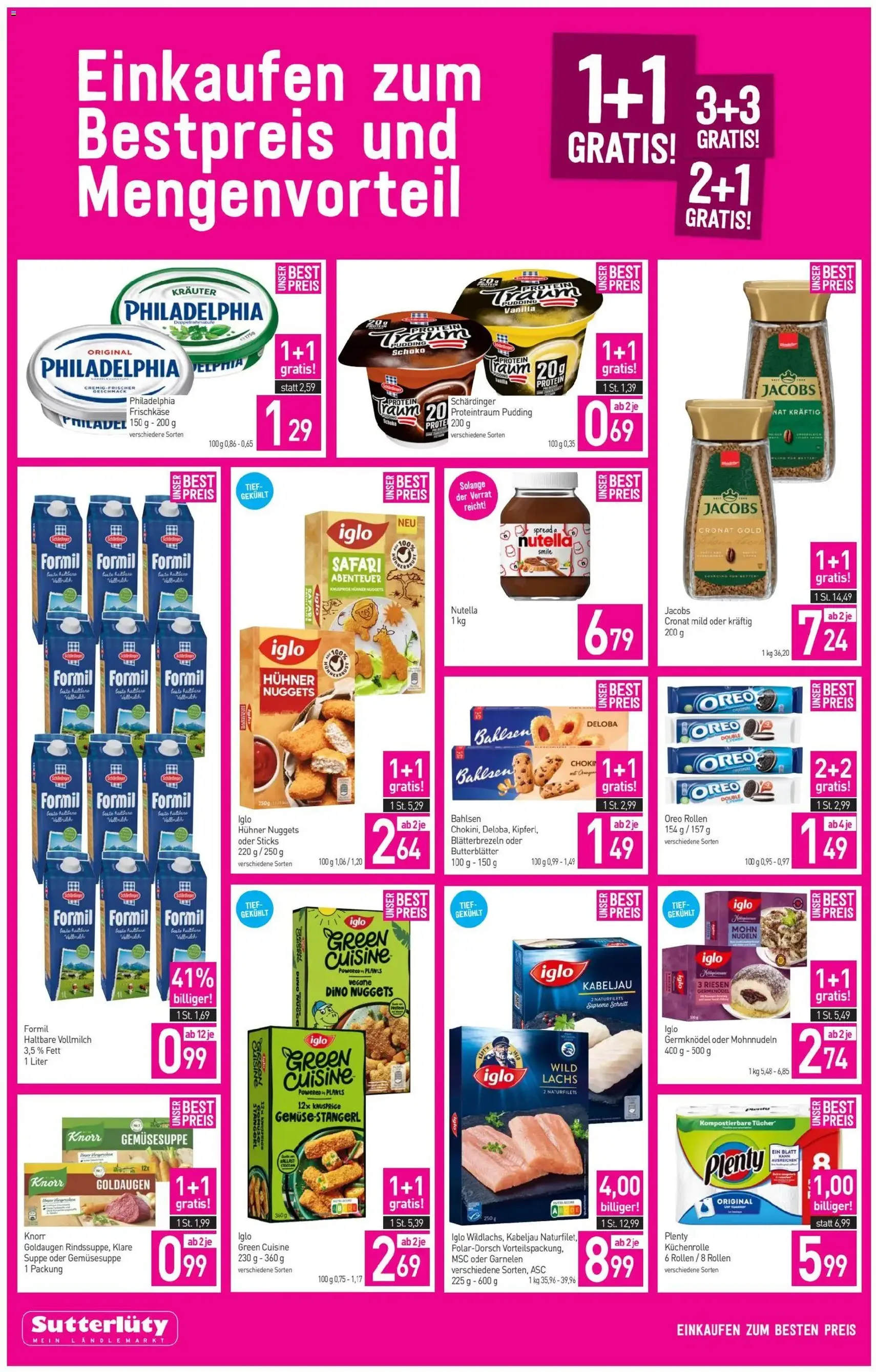 Sutterlüty Flugblatt - Gültiger Prospekt ab 22.01.2026, Seite 4 von insgesamt 12