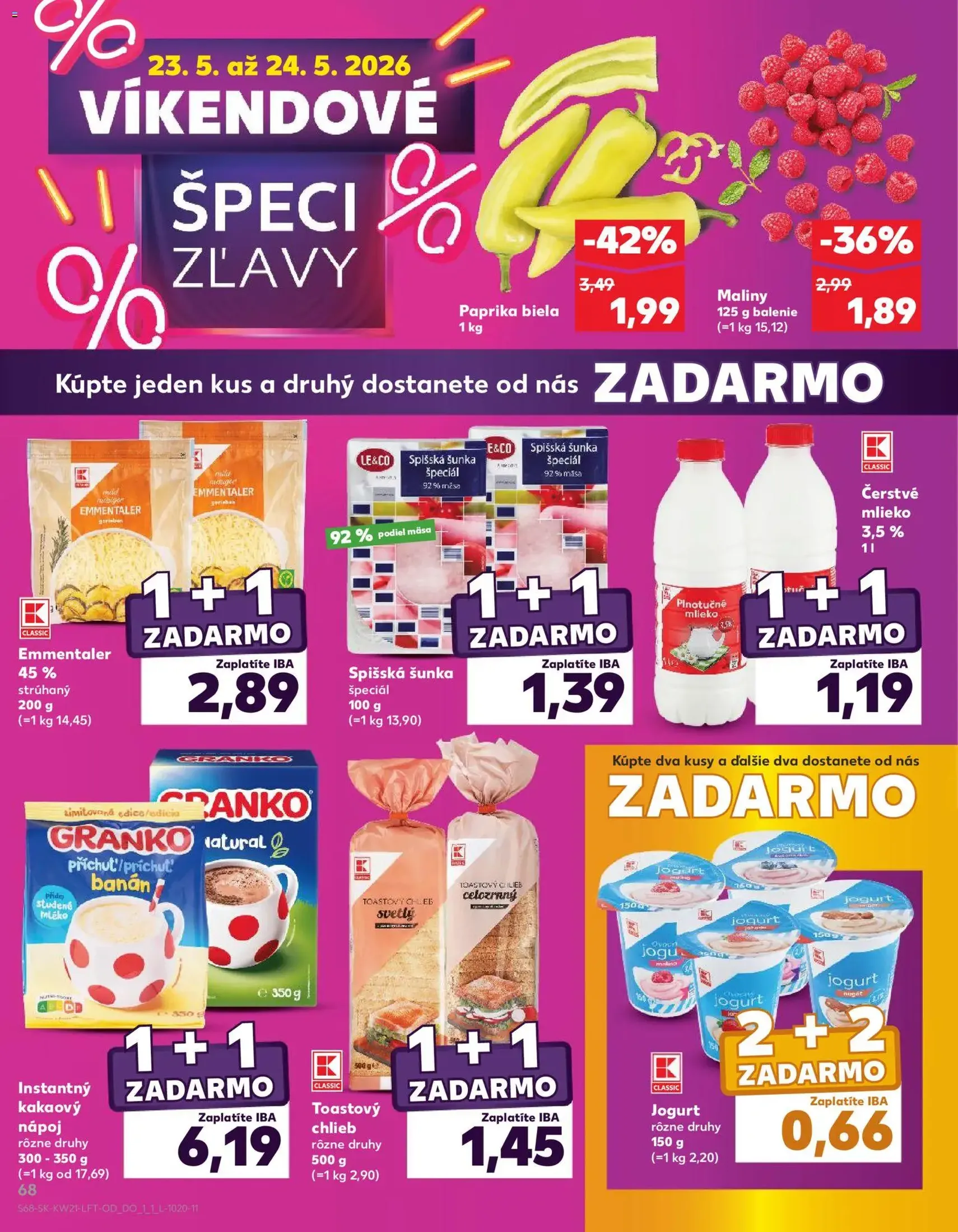Kaufland SK akciós újság - 2026.05.21. érvényes szórólap 68 oldal 74 oldalból