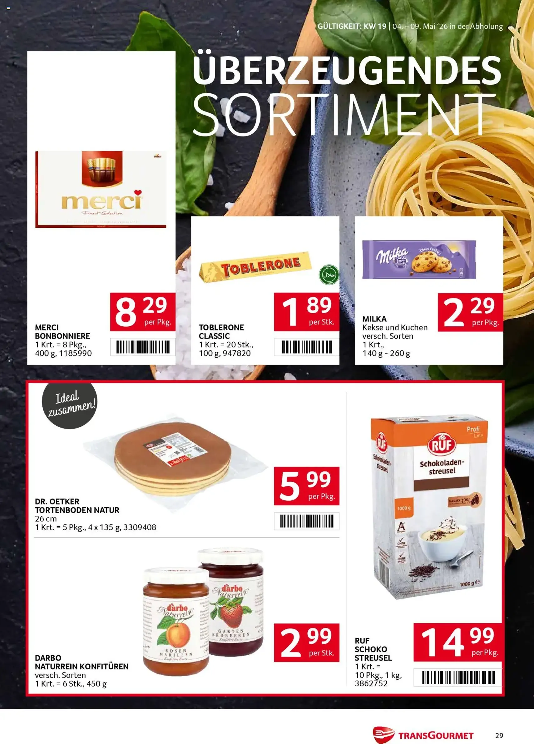 Transgourmet Flugblatt - Gültiger Prospekt ab 04.05.2026, Seite 29 von insgesamt 32