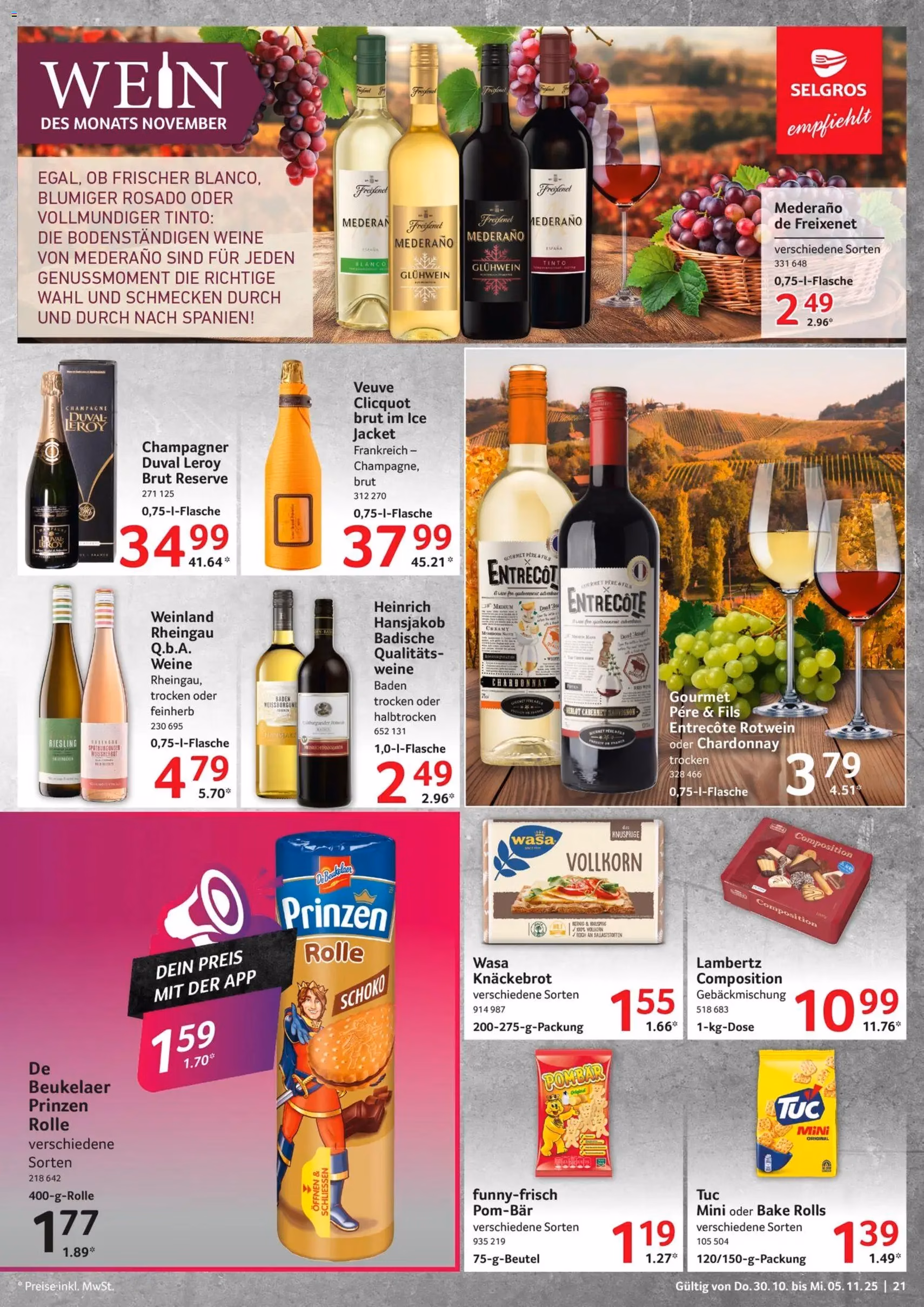 Selgros Prospekt - Gültiger Prospekt ab 30.10.2025, Seite 21 von insgesamt 32 Selgros Prospekt - Gültiger Prospekt ab 30.10.2025, Seite 21 von insgesamt 32