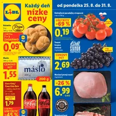 Lidl leták - náhľad letáku platný od 25.08.2025