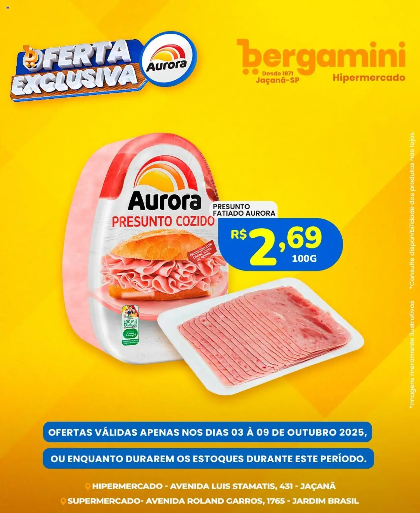 Supermercado Bergamini - Ofertas Aurora - folheto válido a partir de 03/10/2025 página 3 de 6