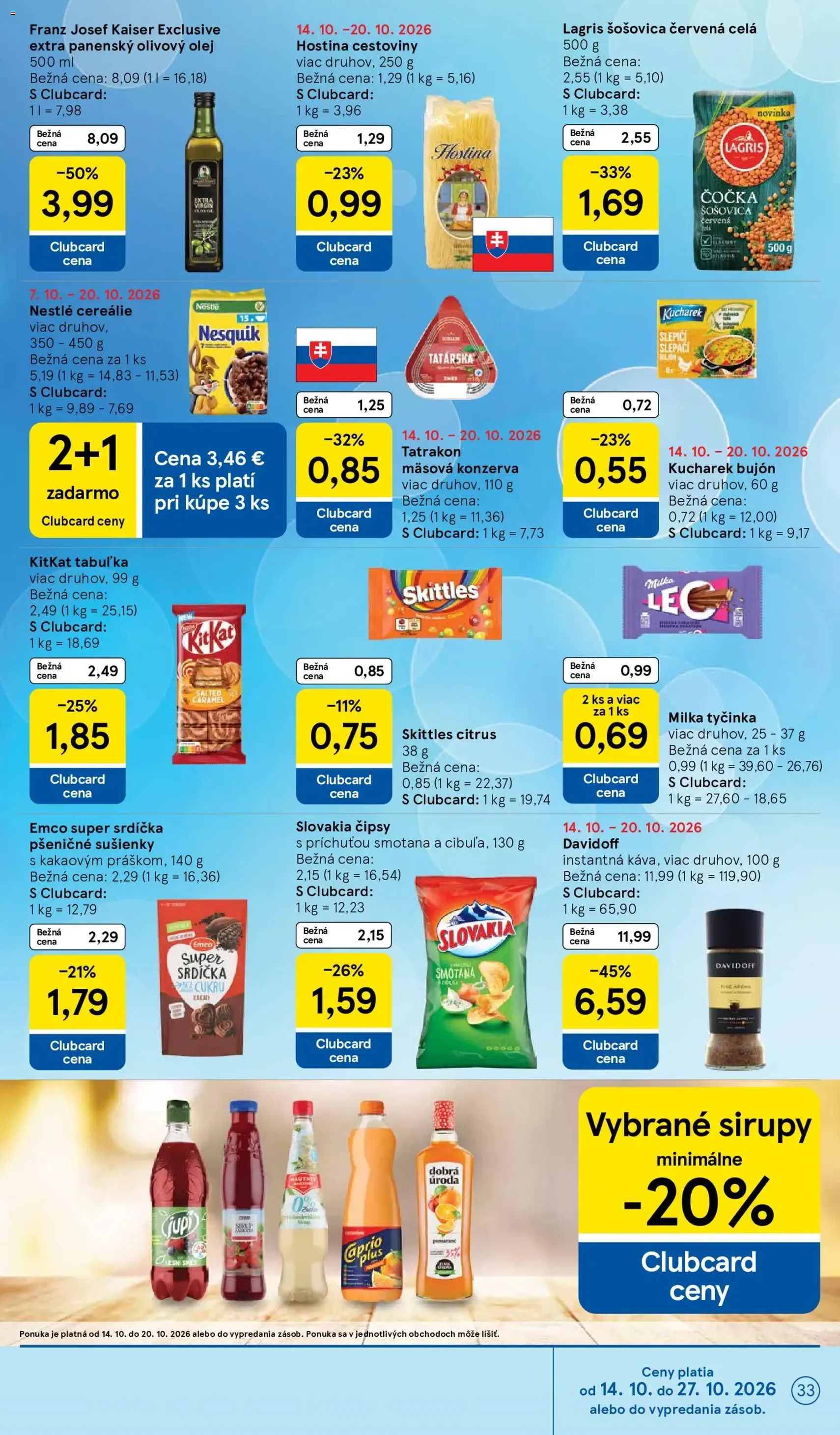 Tesco Hypermarket - leták - platný leták od 14.10.2026 strana 33 z 45