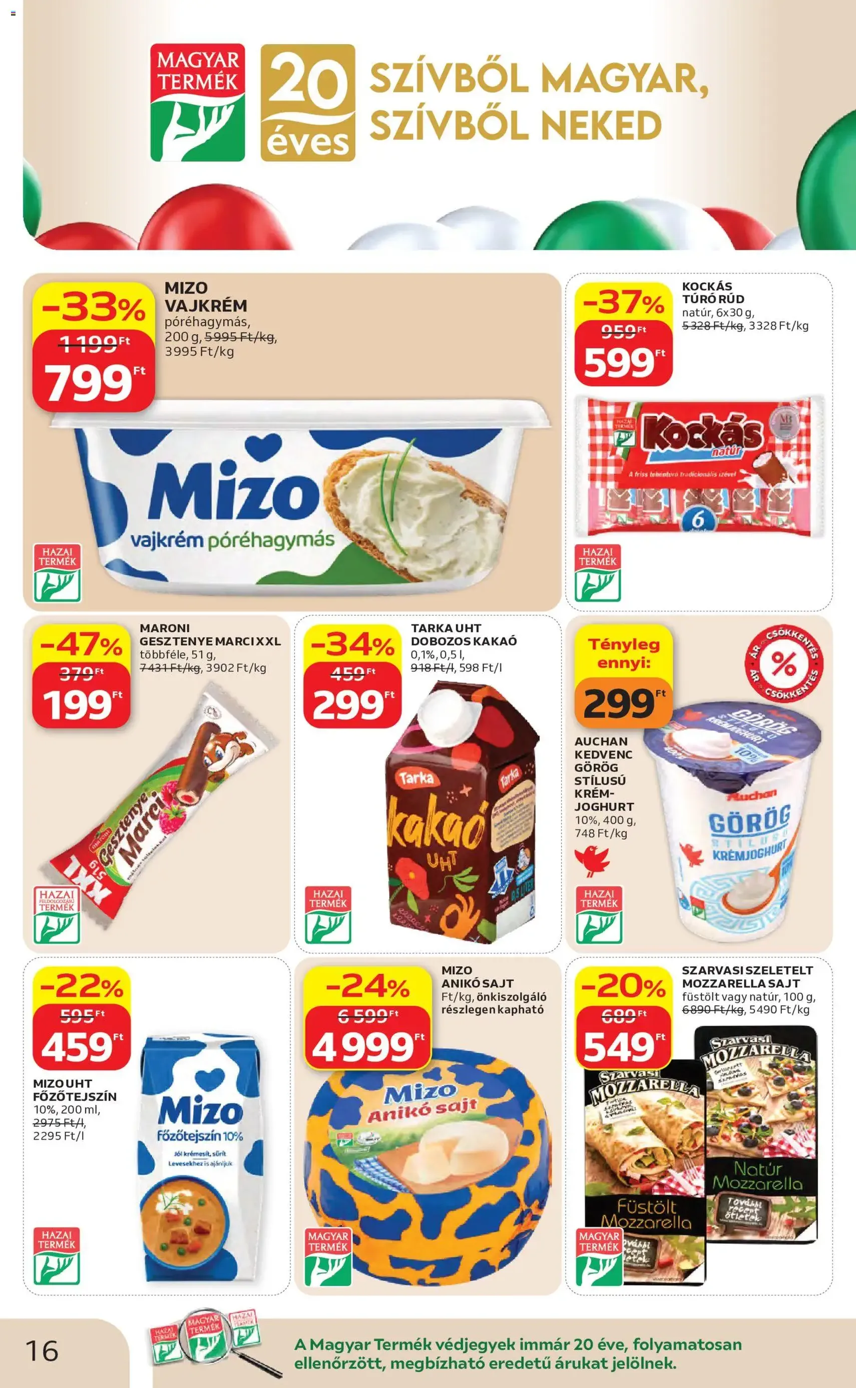 Auchan akciós újság - 2026.05.07. érvényes szórólap 16 oldal 60 oldalból
