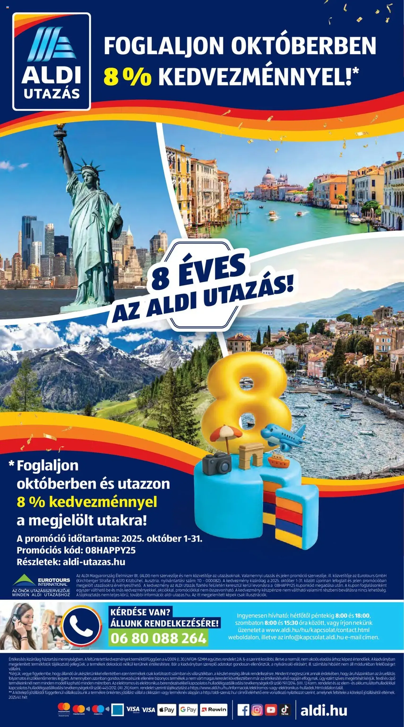 Aldi Akciós újság - 2025.10.09. érvényes szórólap 48 oldal 48 oldalból Aldi Akciós újság - 2025.10.09. érvényes szórólap 48 oldal 48 oldalból