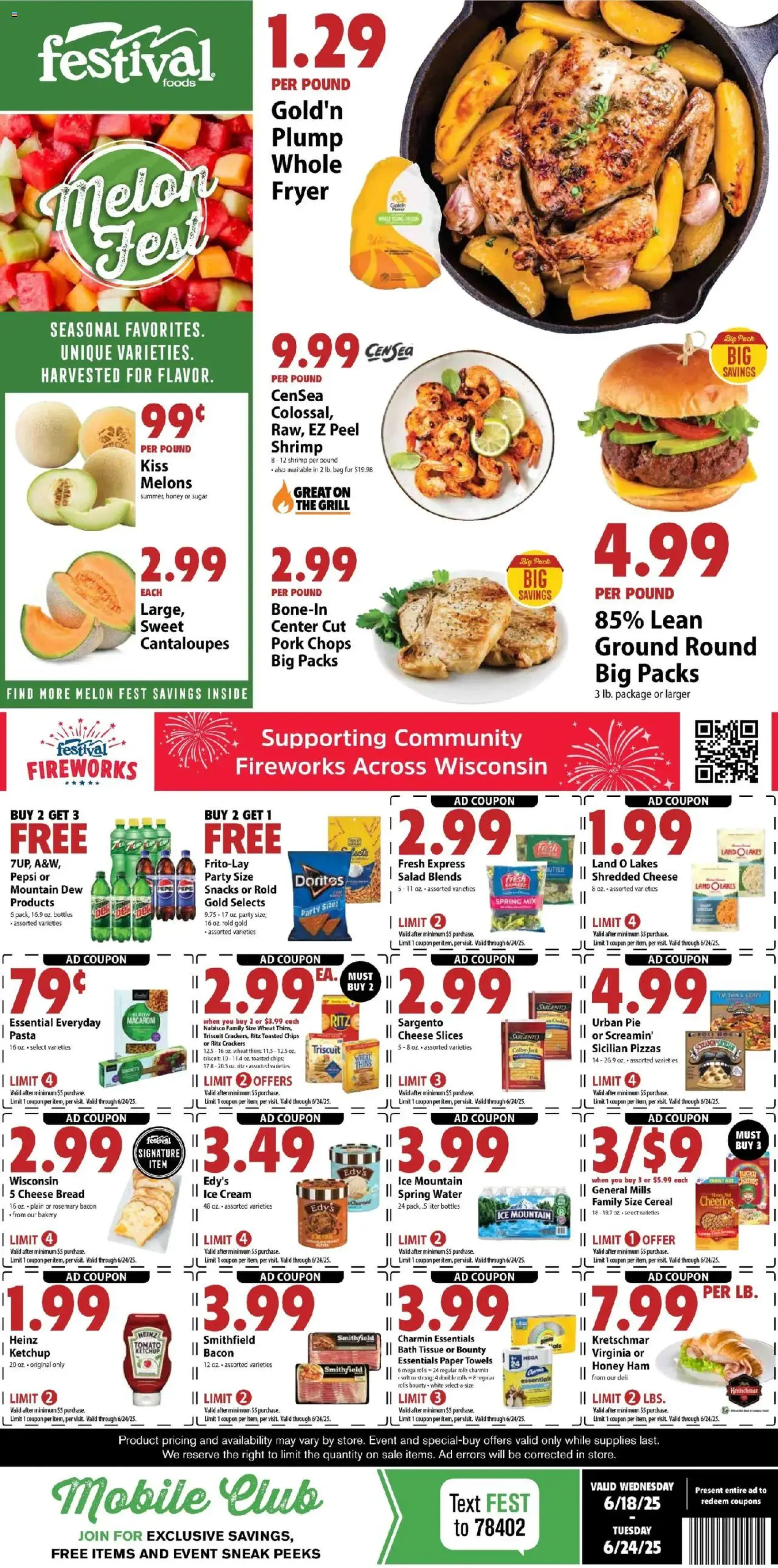 Festival Foods Weekly Ad - valid flyer from 06/18/2025, page 1 of 7