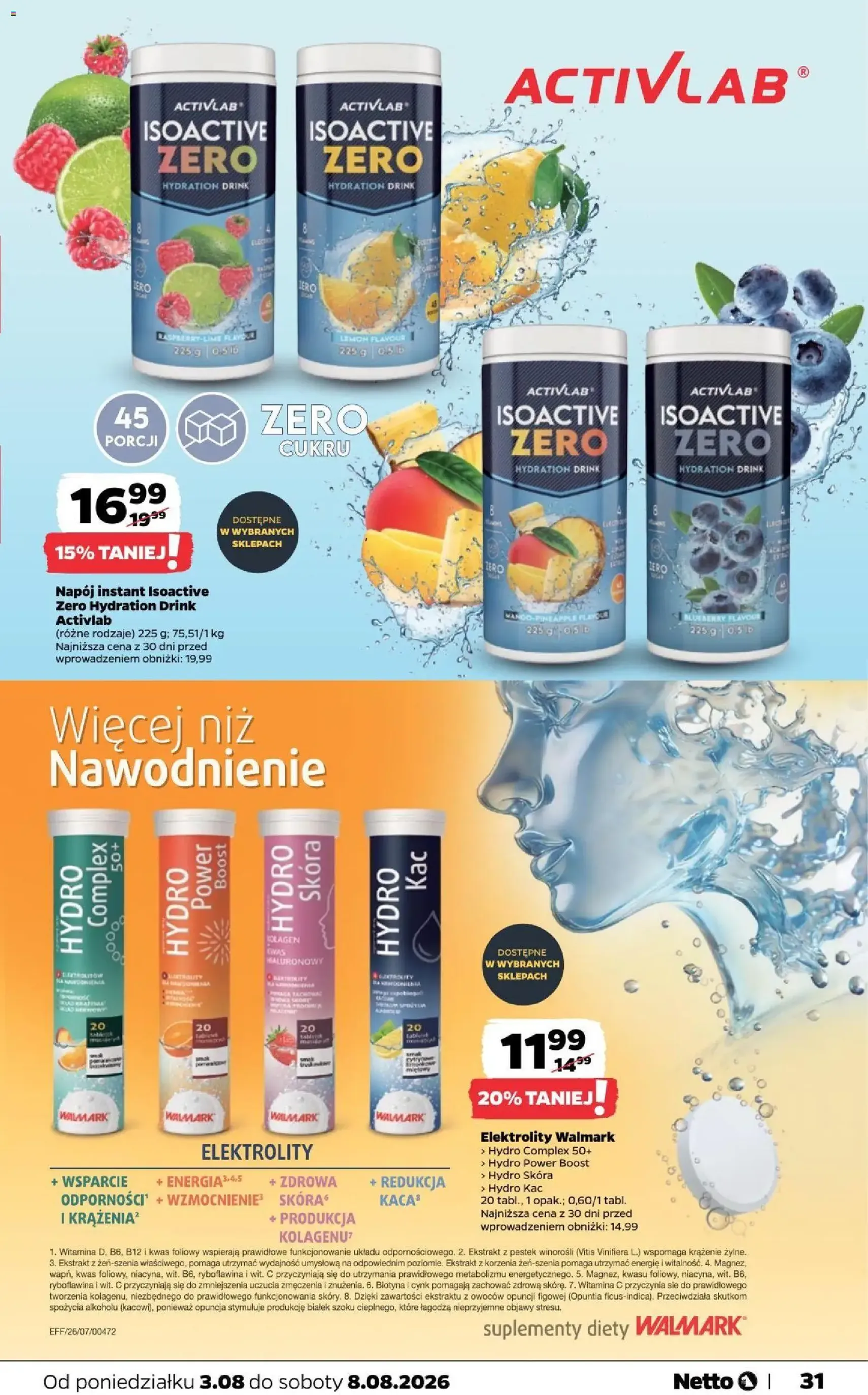 Netto gazetka od poniedziałku - ważny gazetka od 03.08.2026 strona 31 z 37