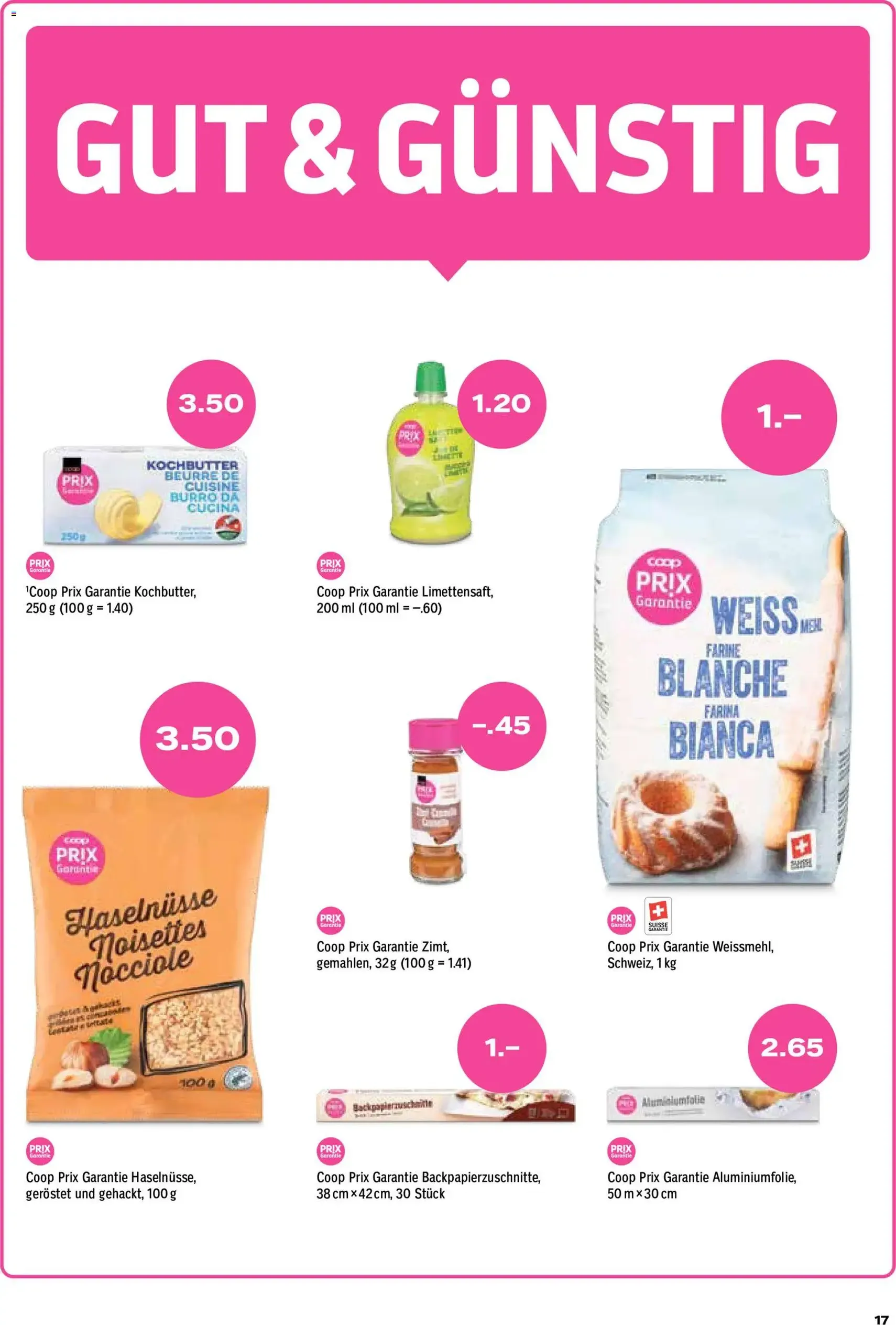 Coop aktionen - Gültiger Prospekt ab 15.10.2026, Seite 17 von insgesamt 24