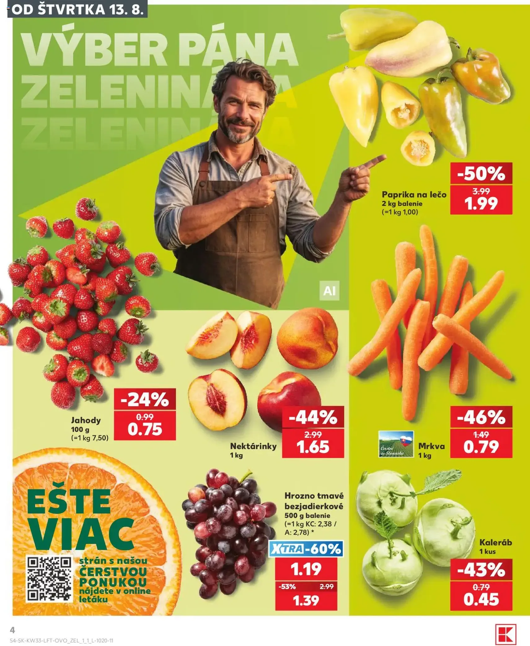 Kaufland leták - platný leták od 13.08.2026 strana 4 z 80