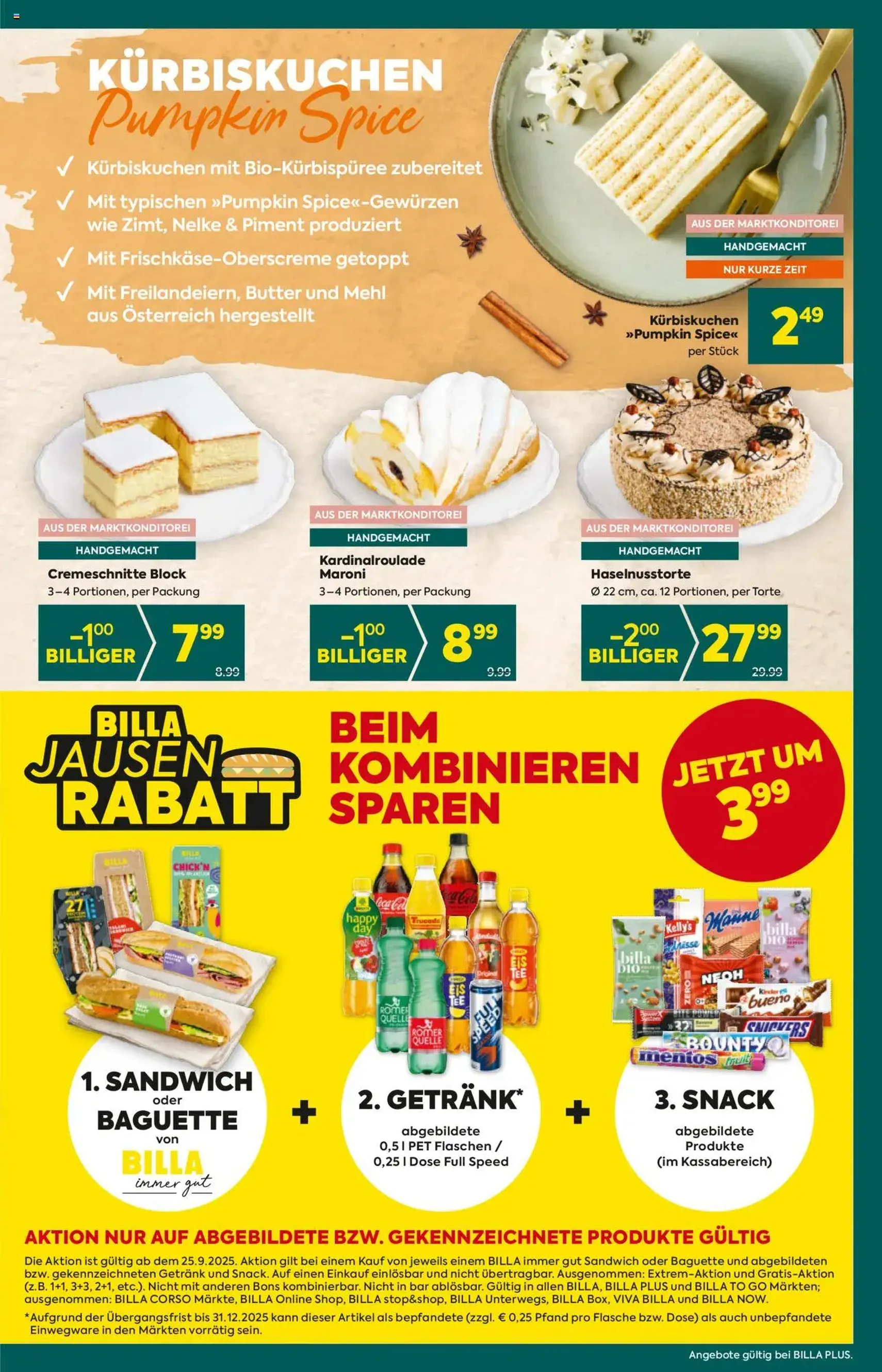 Billa Plus Flugblatt - Gültiger Prospekt ab 25.09.2025, Seite 11 von insgesamt 16
