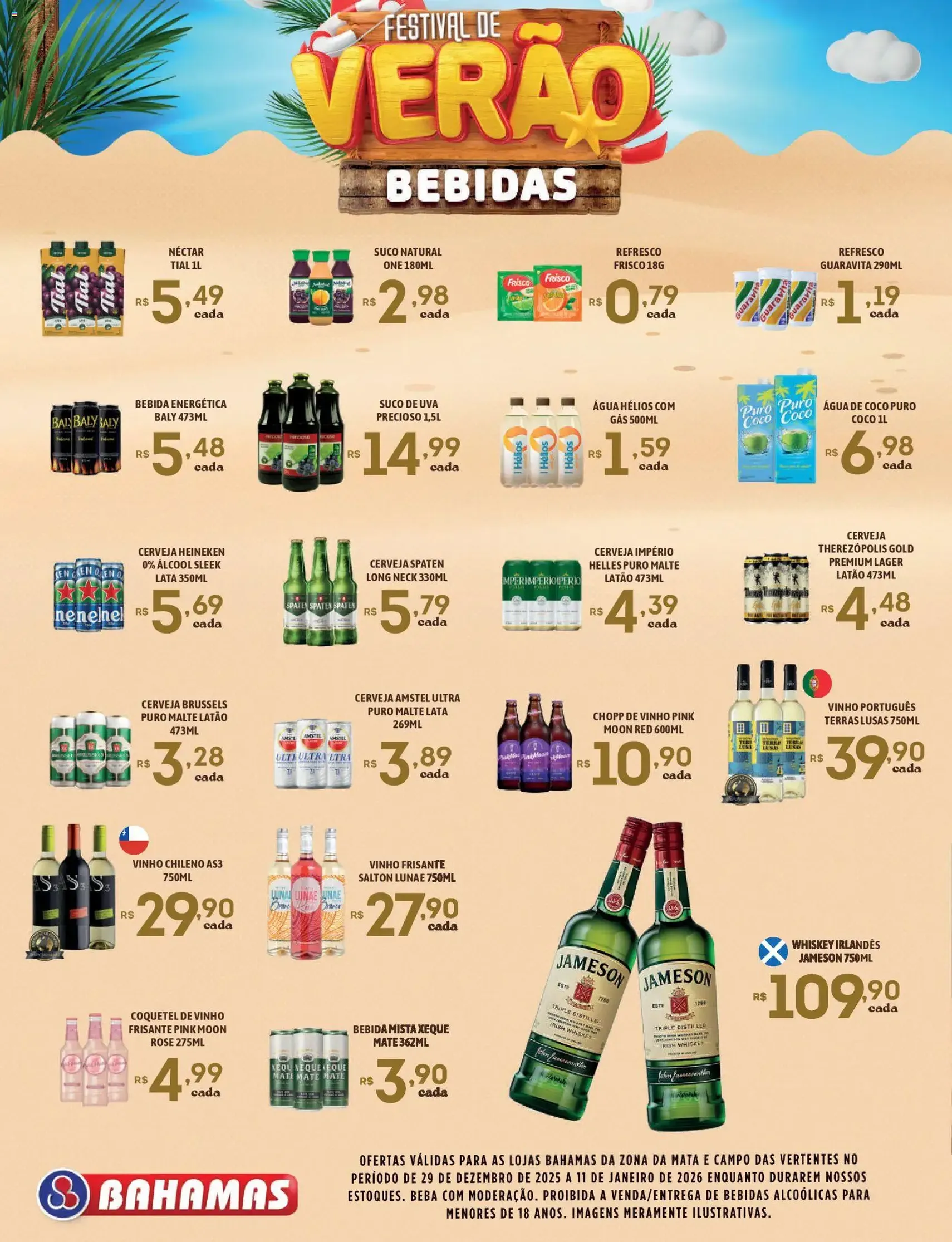 Bahamas Supermercados - Ofertas da Quinzena - folheto válido a partir de 29/12/2025 página 2 de 12
