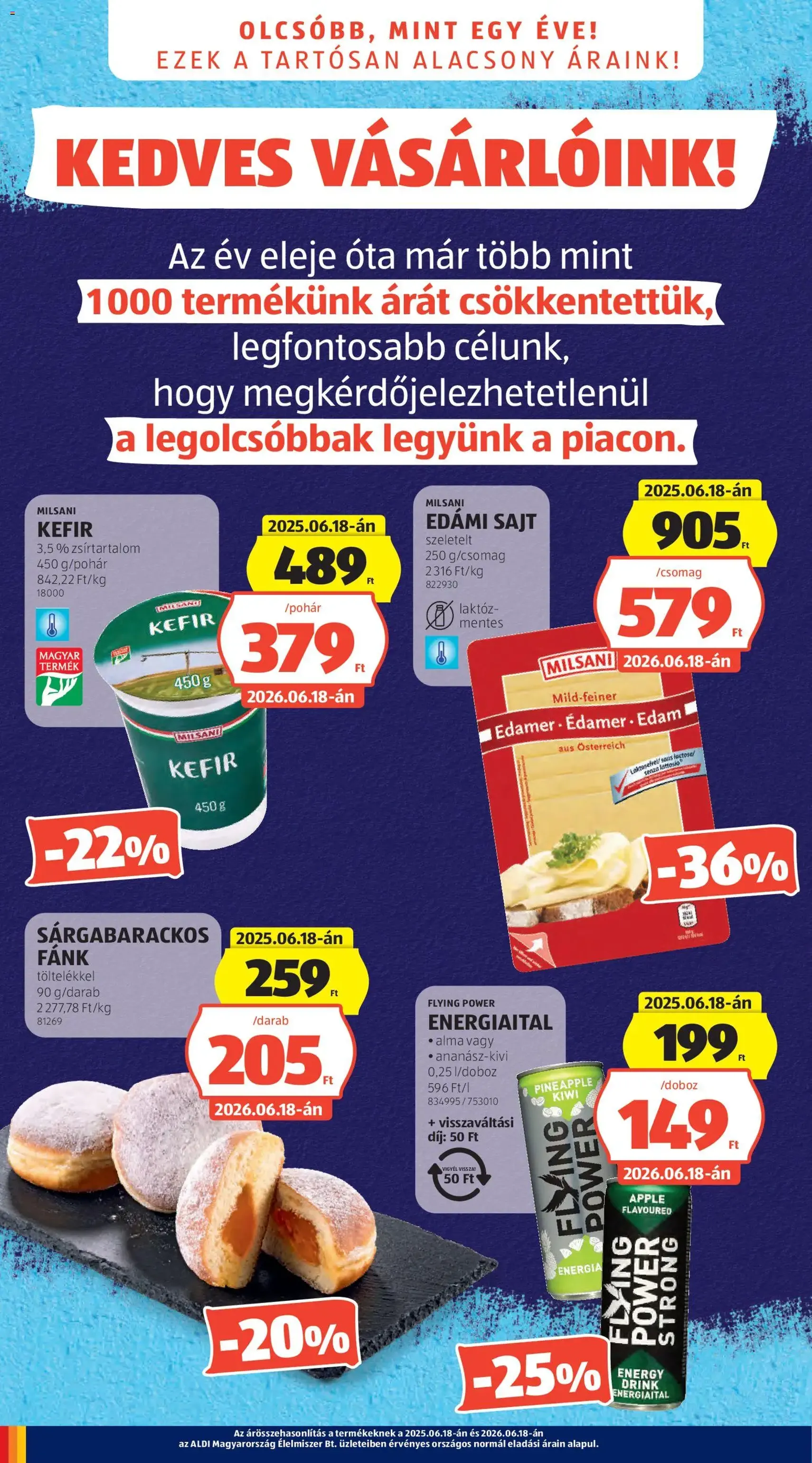 Aldi akciós újság - 2026.06.18. érvényes szórólap 2 oldal 37 oldalból