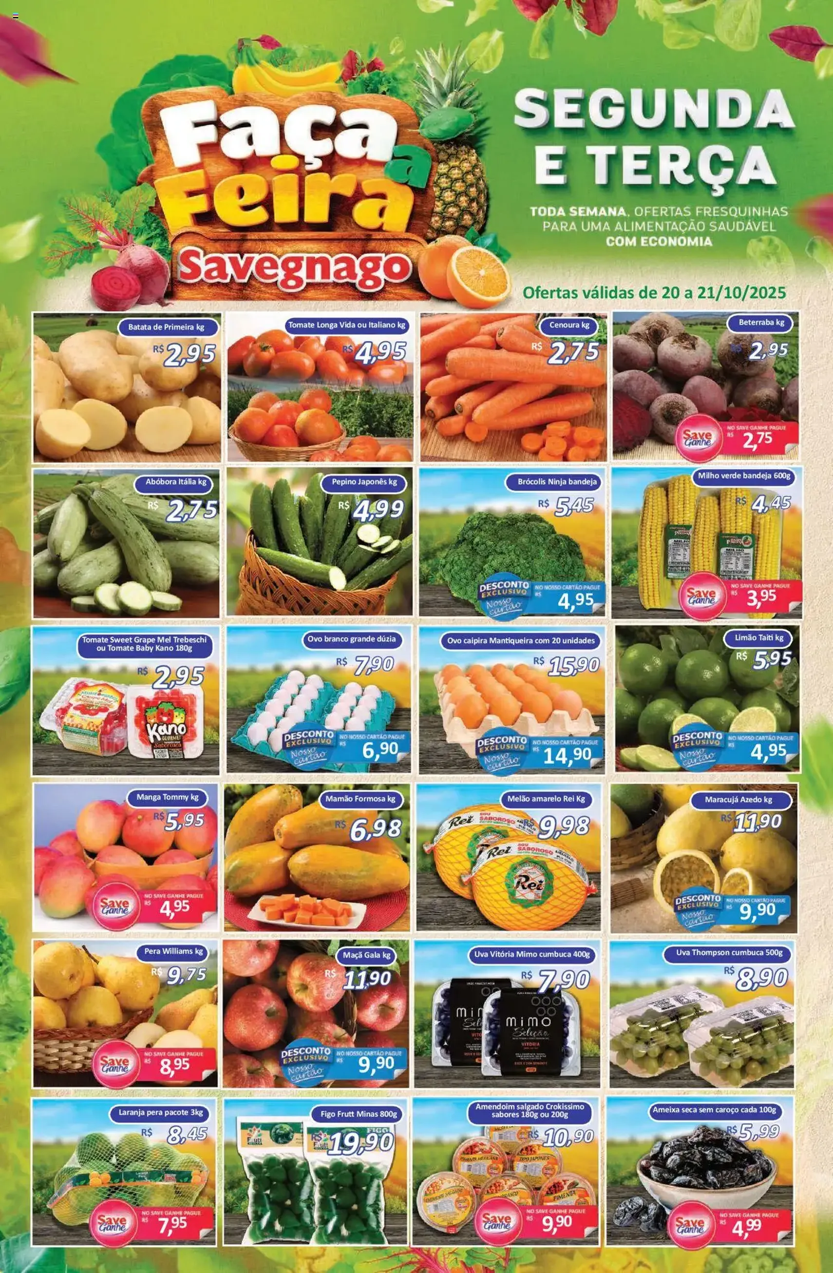Savegnago - Ofertas da semana - folheto válido a partir de 20/10/2025 página 1 de 2