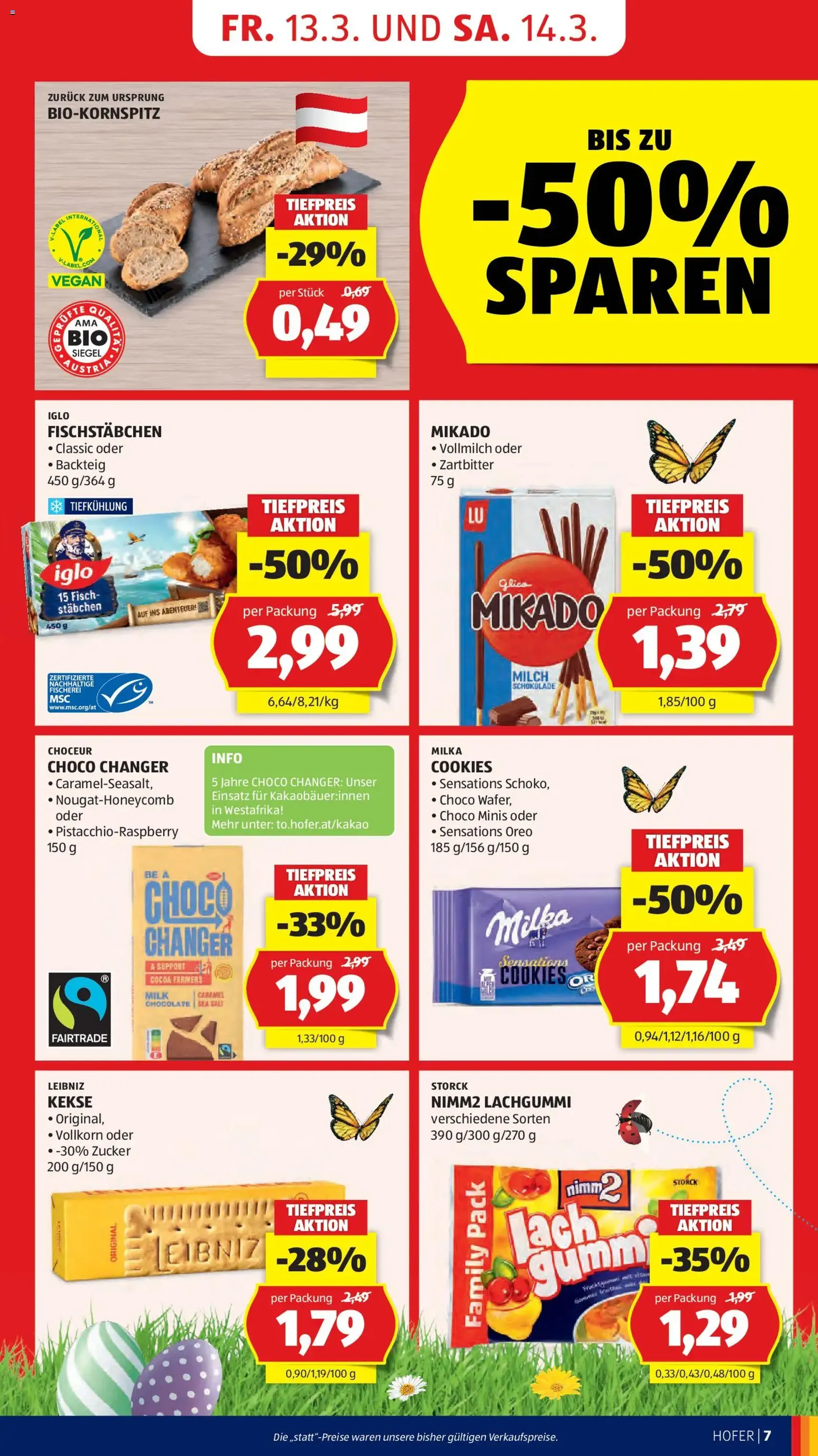 Hofer Flugblatt - Gültiger Prospekt ab 11.03.2026, Seite 9 von insgesamt 48