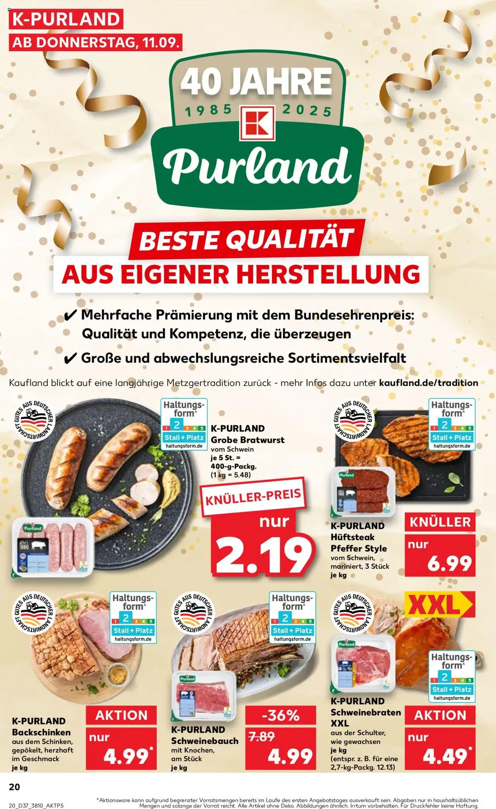 Kaufland Prospekt - Gültiger Prospekt ab 11.09.2025, Seite 20 von insgesamt 59 Kaufland Prospekt - Gültiger Prospekt ab 11.09.2025, Seite 20 von insgesamt 59