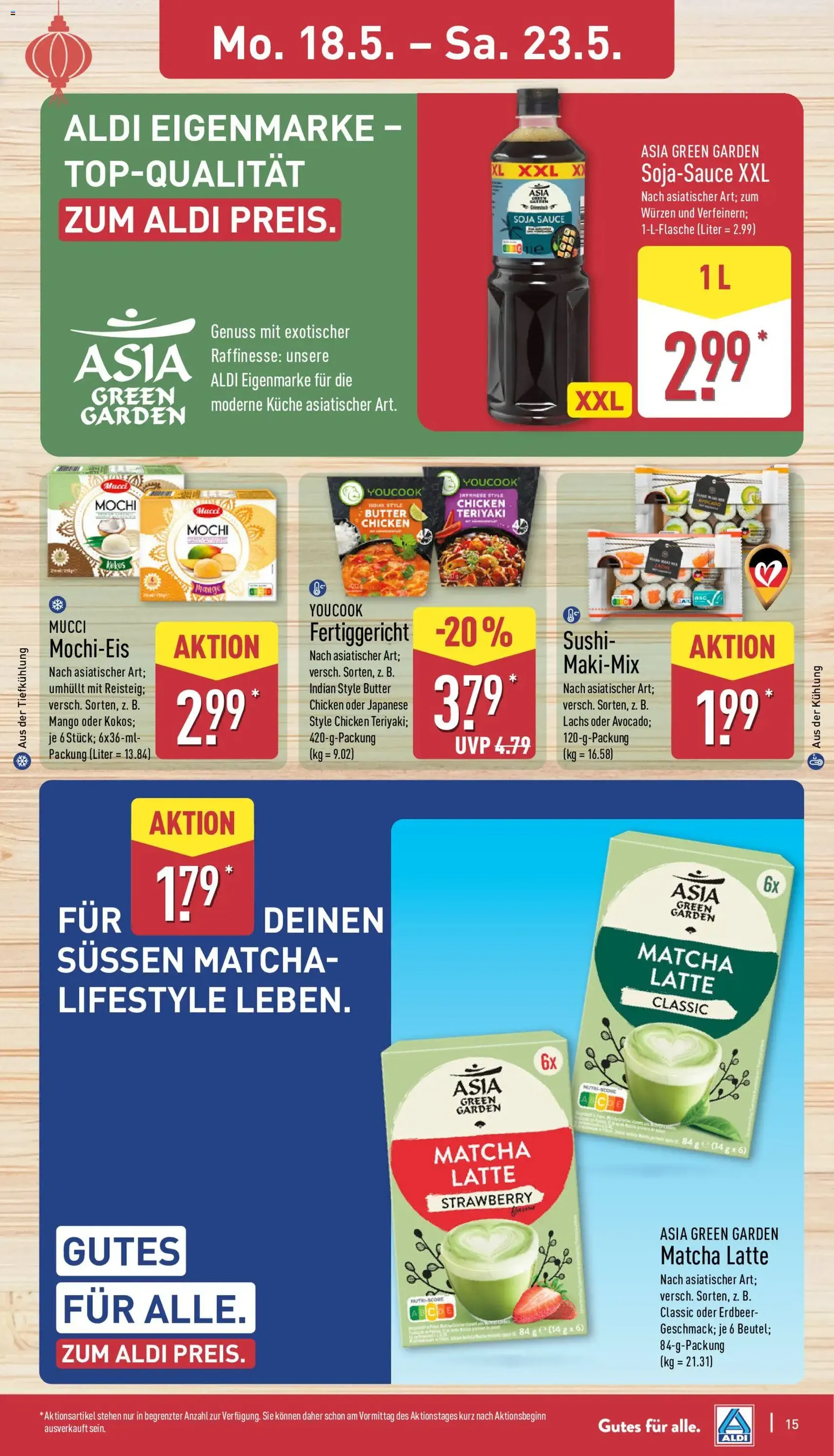 Aldi Prospekt - Gültiger Prospekt ab 18.05.2026, Seite 15 von insgesamt 44