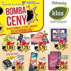 Klas leták - náhľad letáku platný od 08.09.2025