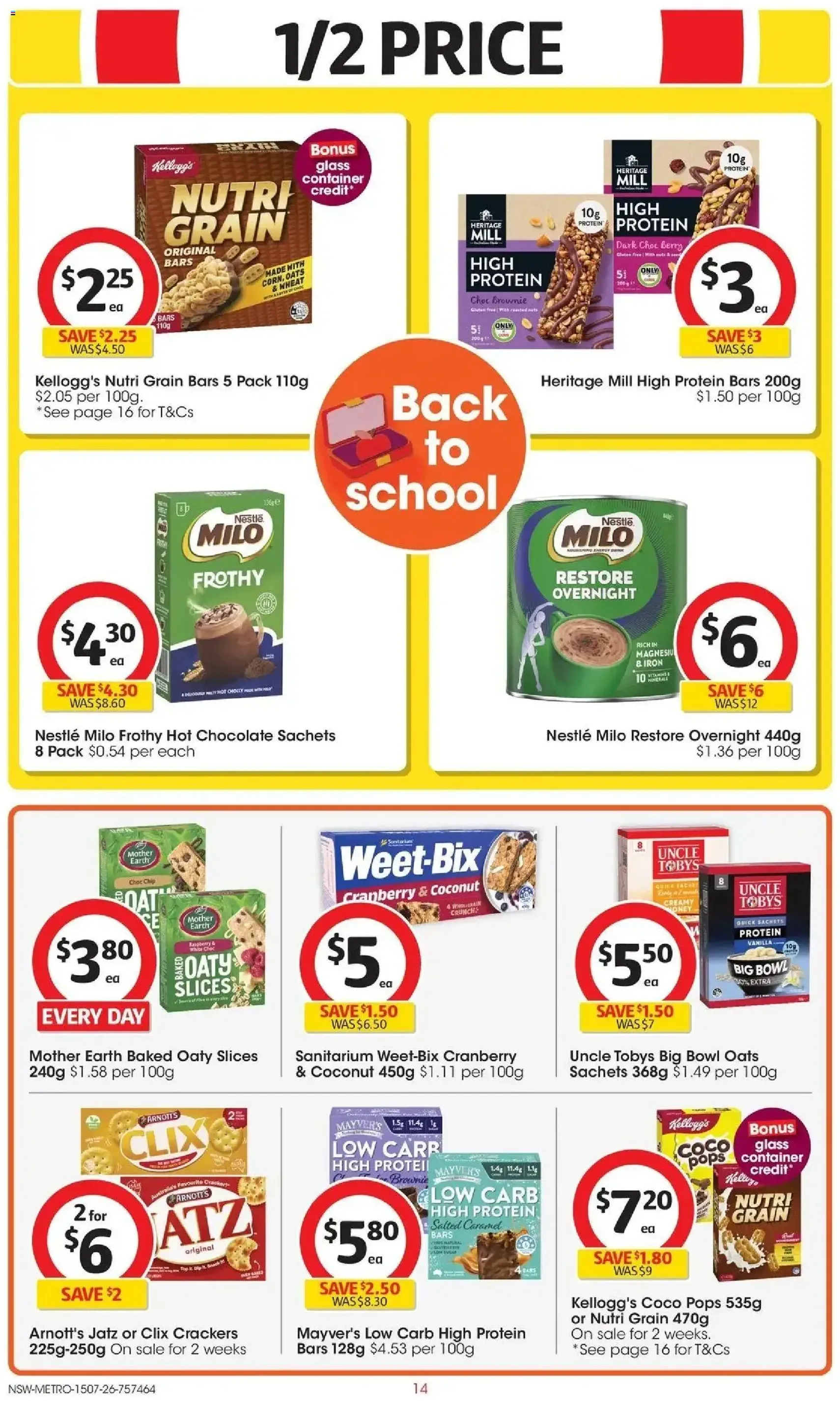 Coles catalogue - valid flyer from 15/07/2026, page 14 of 51