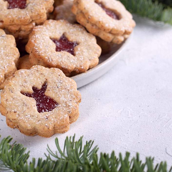 Linzer diós tészta