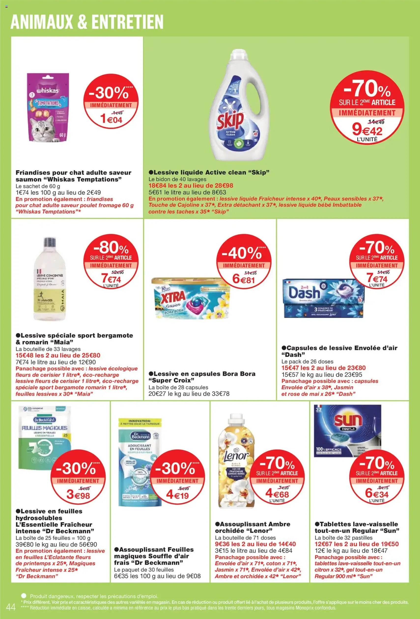 Monoprix catalogue - brochure valable à partir du 02/06/2026, page 44 sur 54