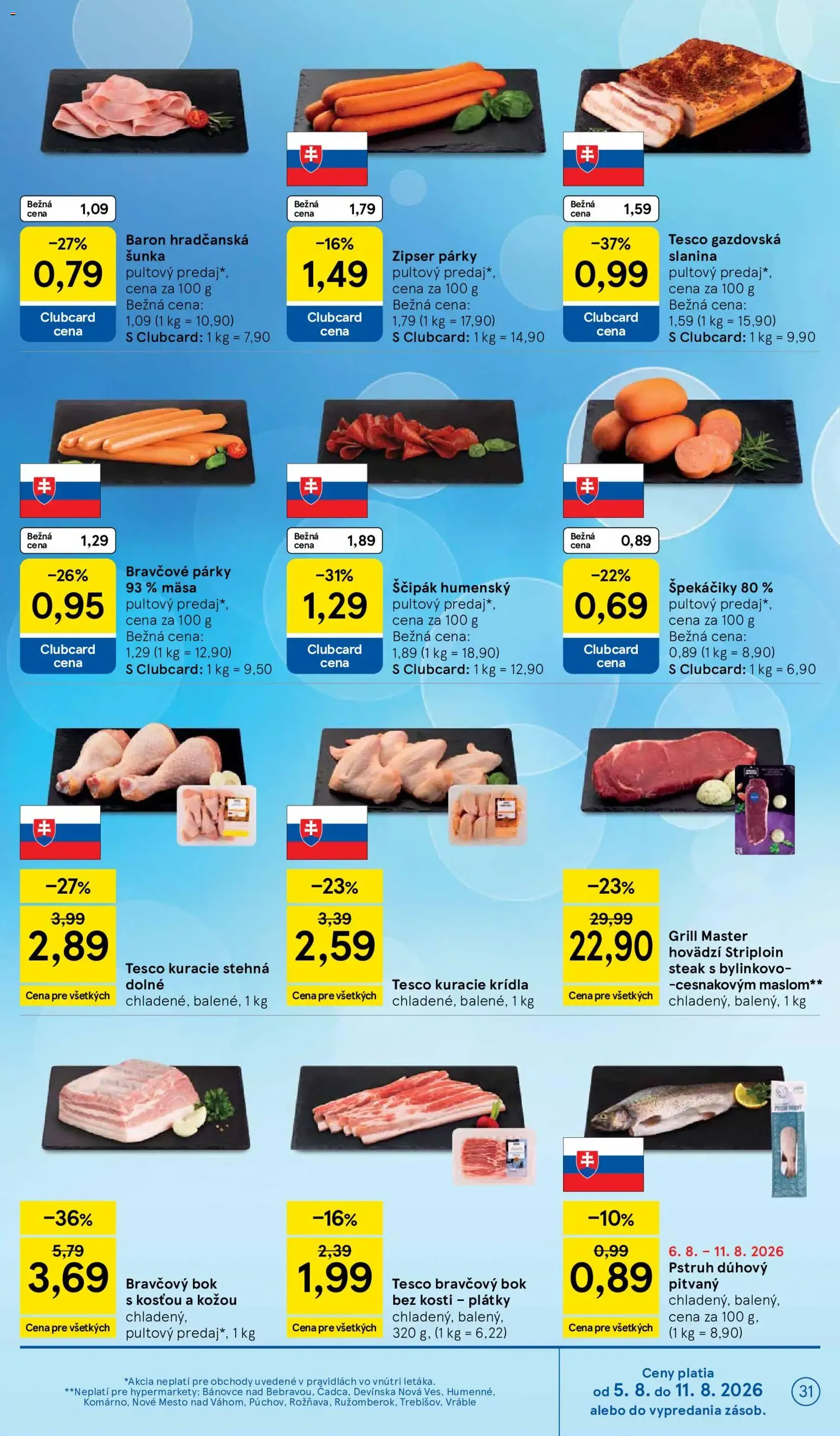 Tesco Hypermarket - leták - platný leták od 05.08.2026 strana 31 z 52