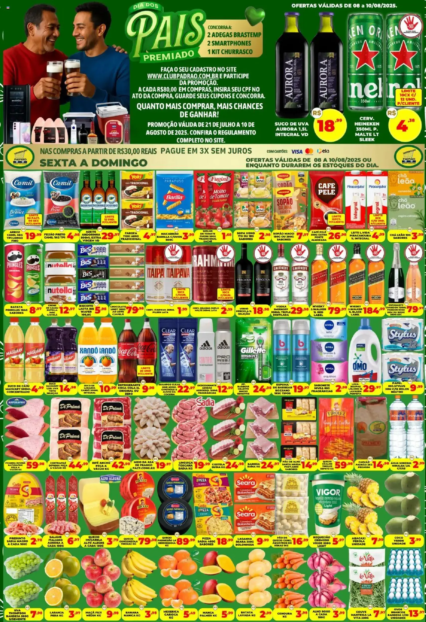 Supermercado Padrão - Ofertas da semana - folheto válido a partir de 08/08/2025 página 1 de 1