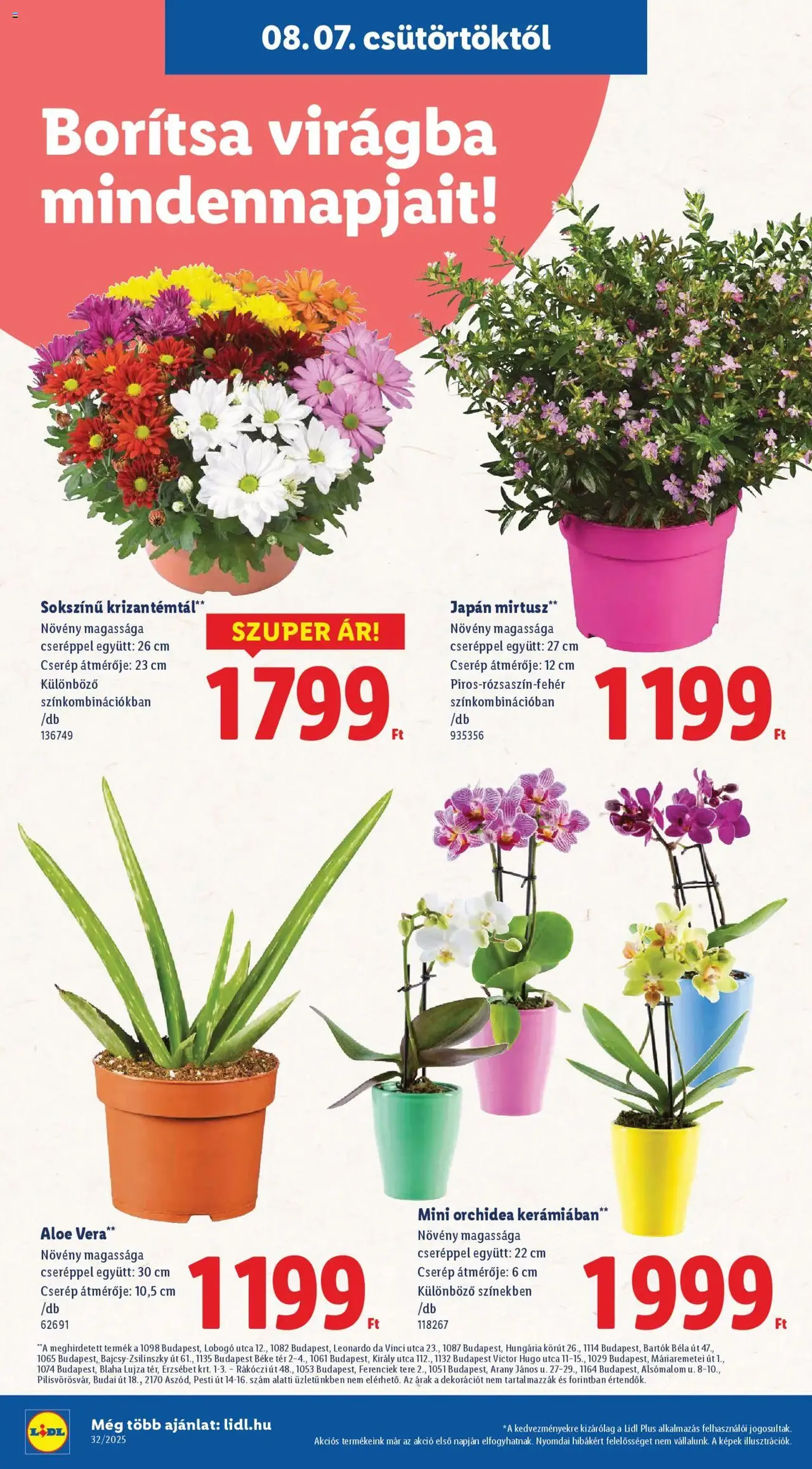 Lidl Akciós újság - 2025.08.07. érvényes szórólap 16 oldal 66 oldalból Lidl Akciós újság - 2025.08.07. érvényes szórólap 16 oldal 66 oldalból