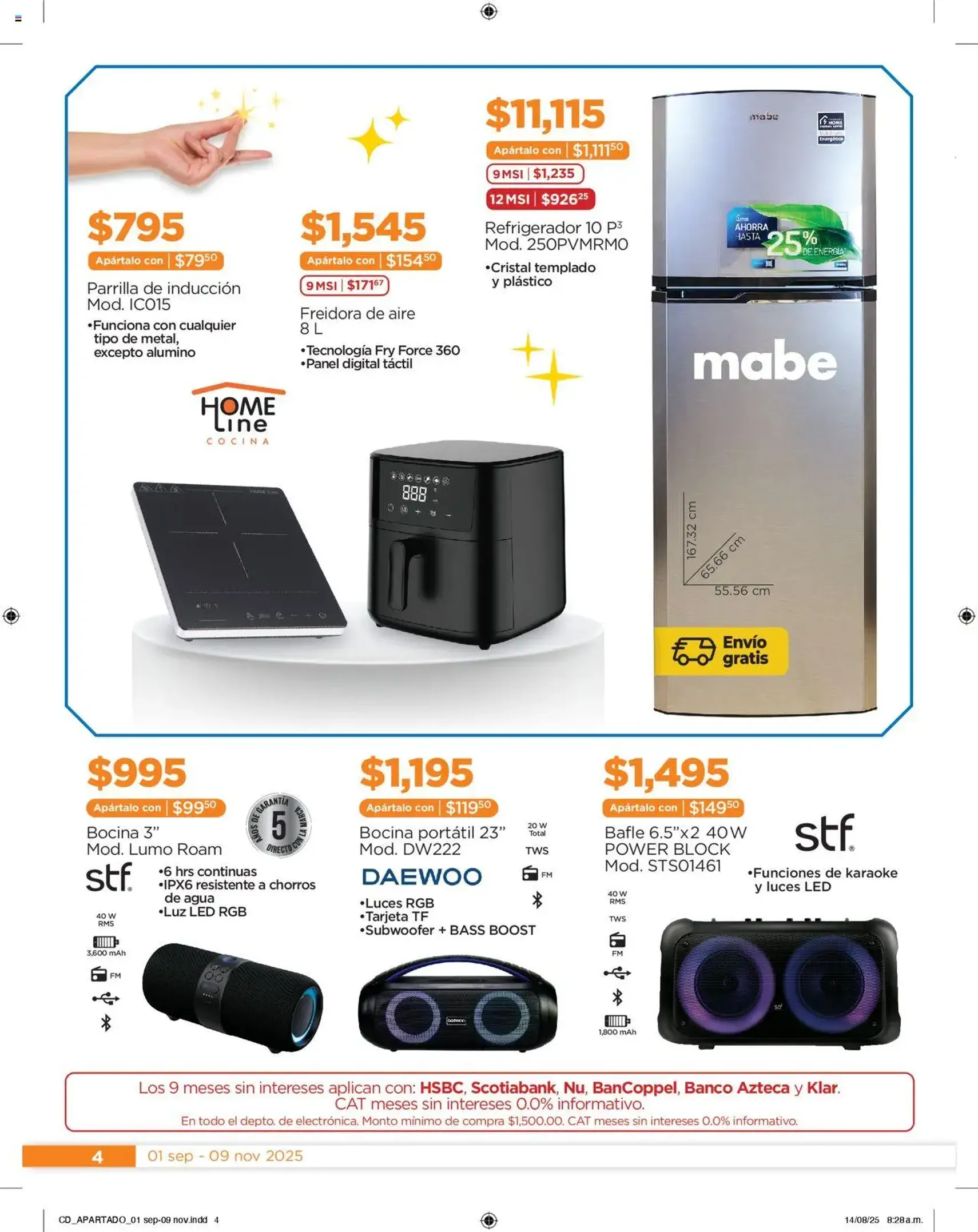 Chedraui - Promociones Cuesta Menos Cumplir Tus Deseos - folleto válido desde 01/09/2025 página 4 de 16