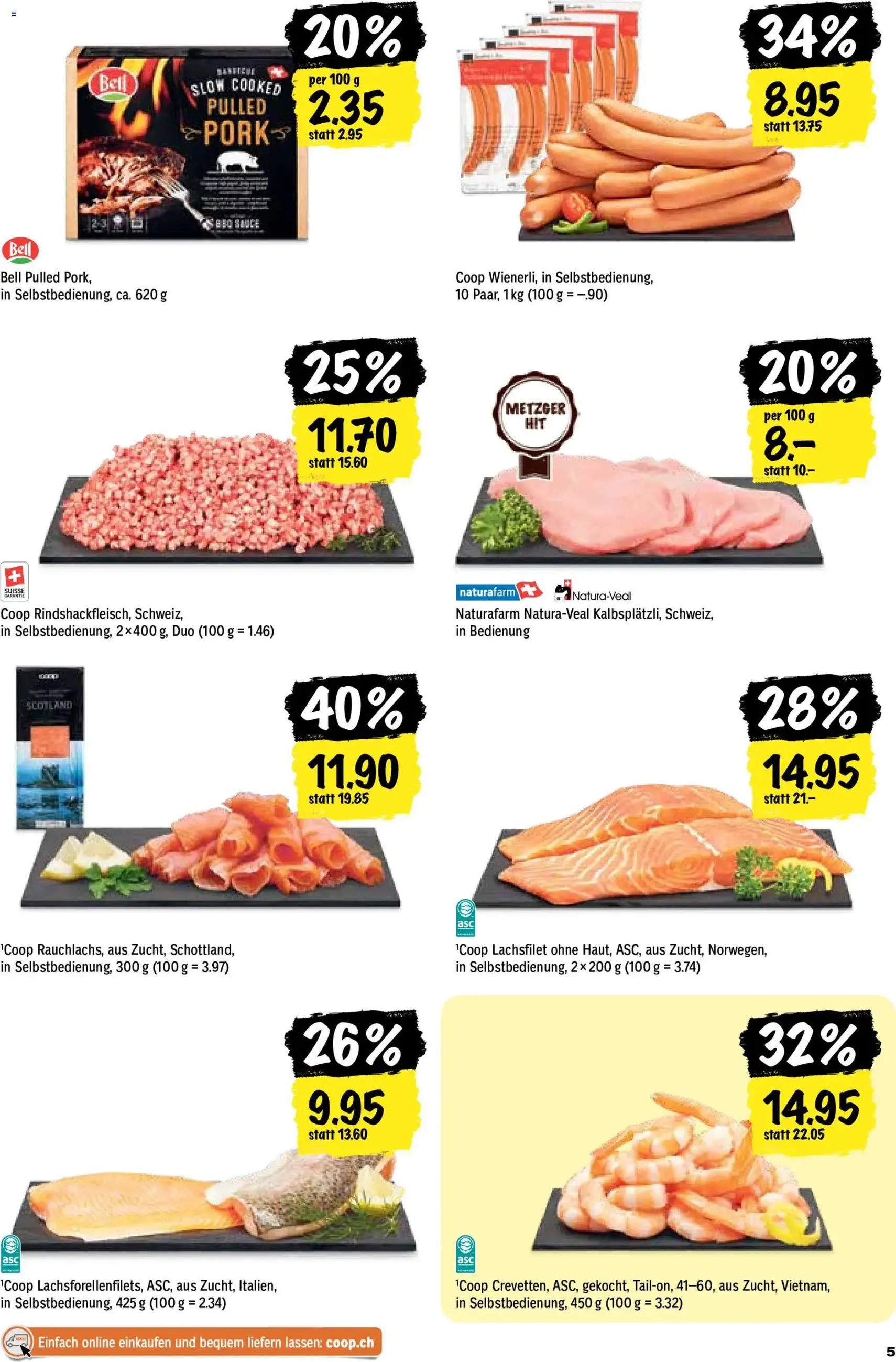 Coop aktionen - Gültiger Prospekt ab 20.08.2026, Seite 5 von insgesamt 28