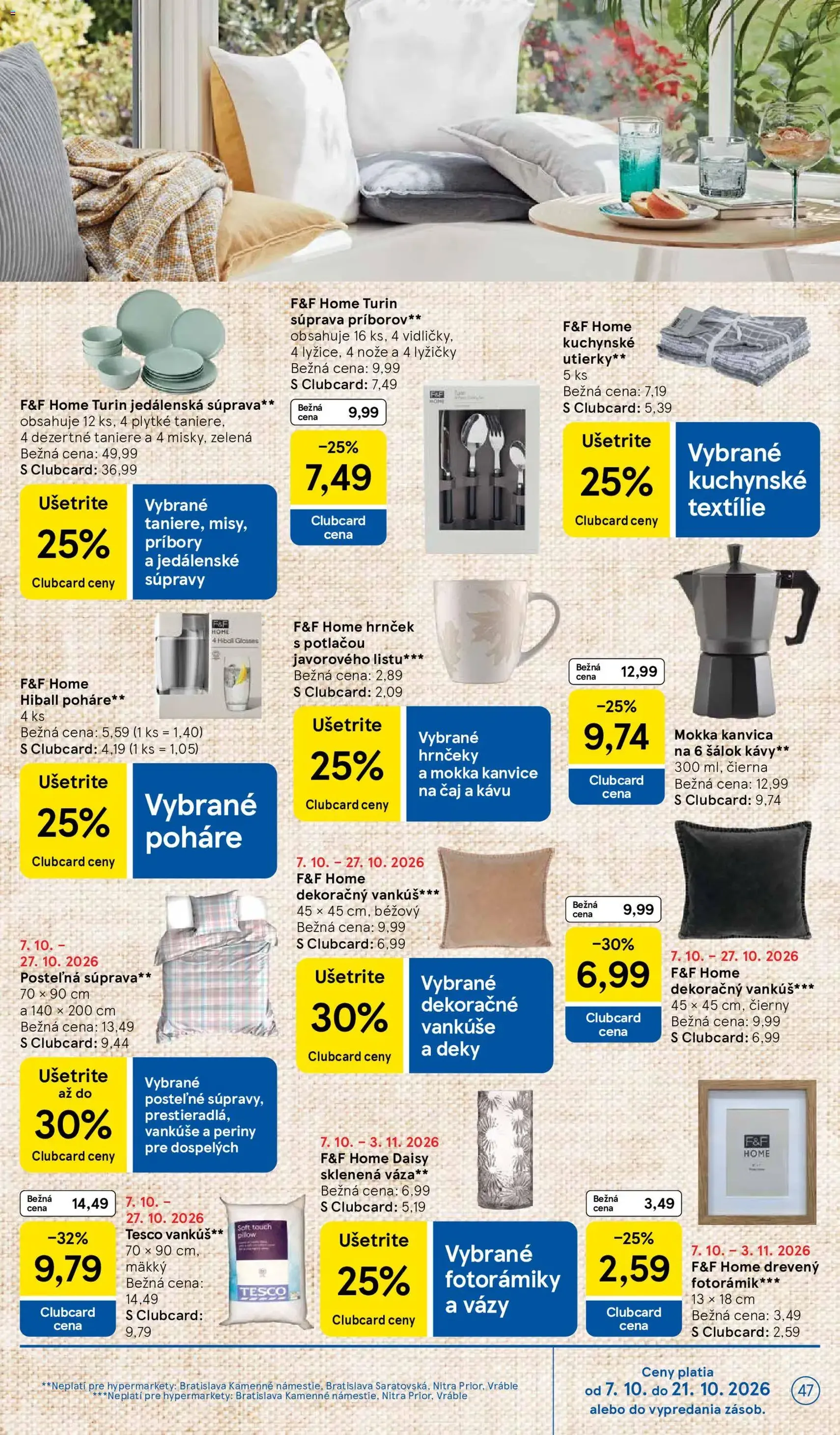 Tesco Hypermarket - leták - platný leták od 07.10.2026 strana 47 z 51