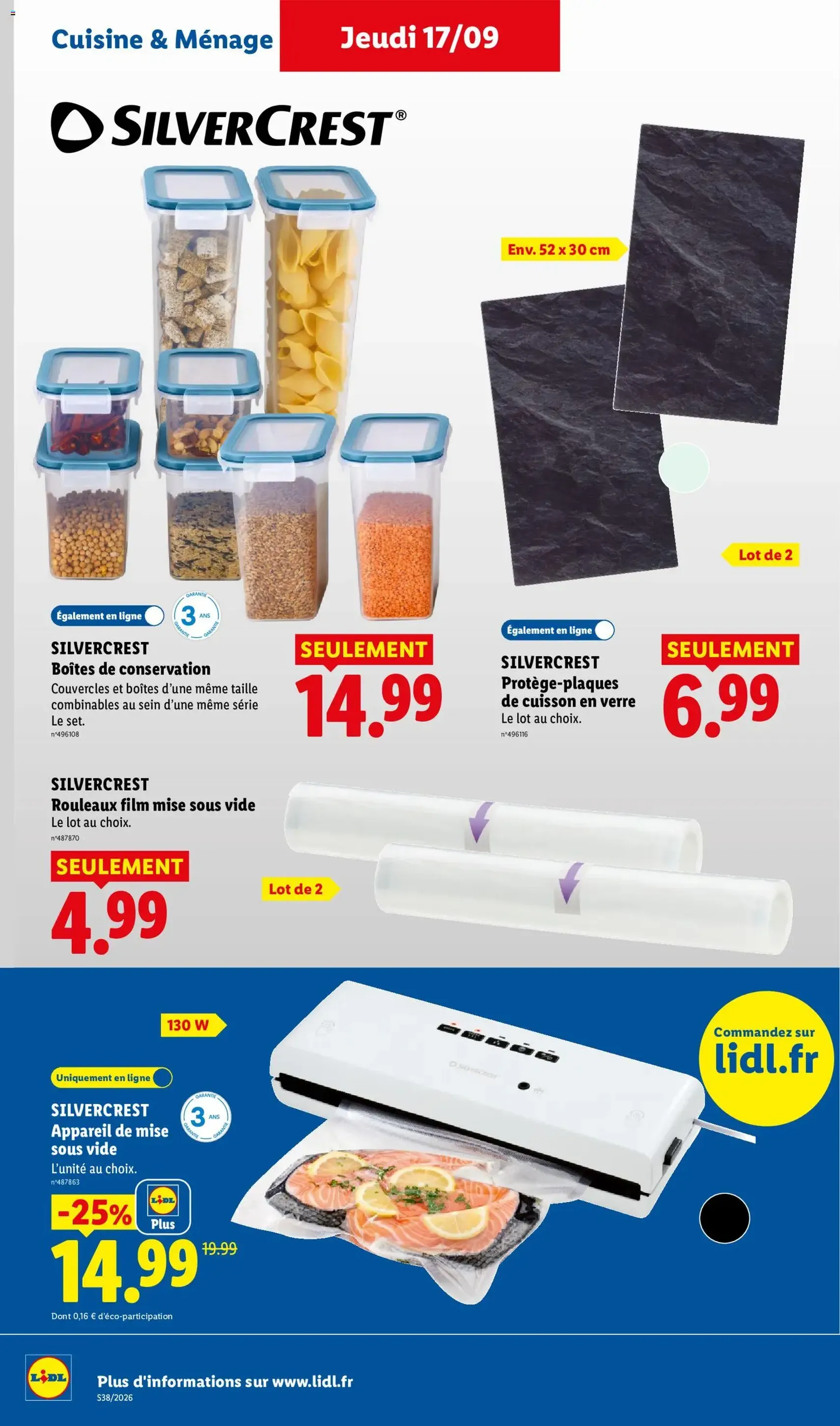 LIDL catalogue - brochure valable à partir du 17/09/2026, page 38 sur 67