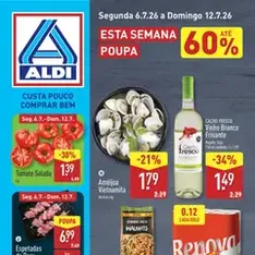 Aldi folheto - pré-visualização do folheto, válido a partir de 06/07/2026