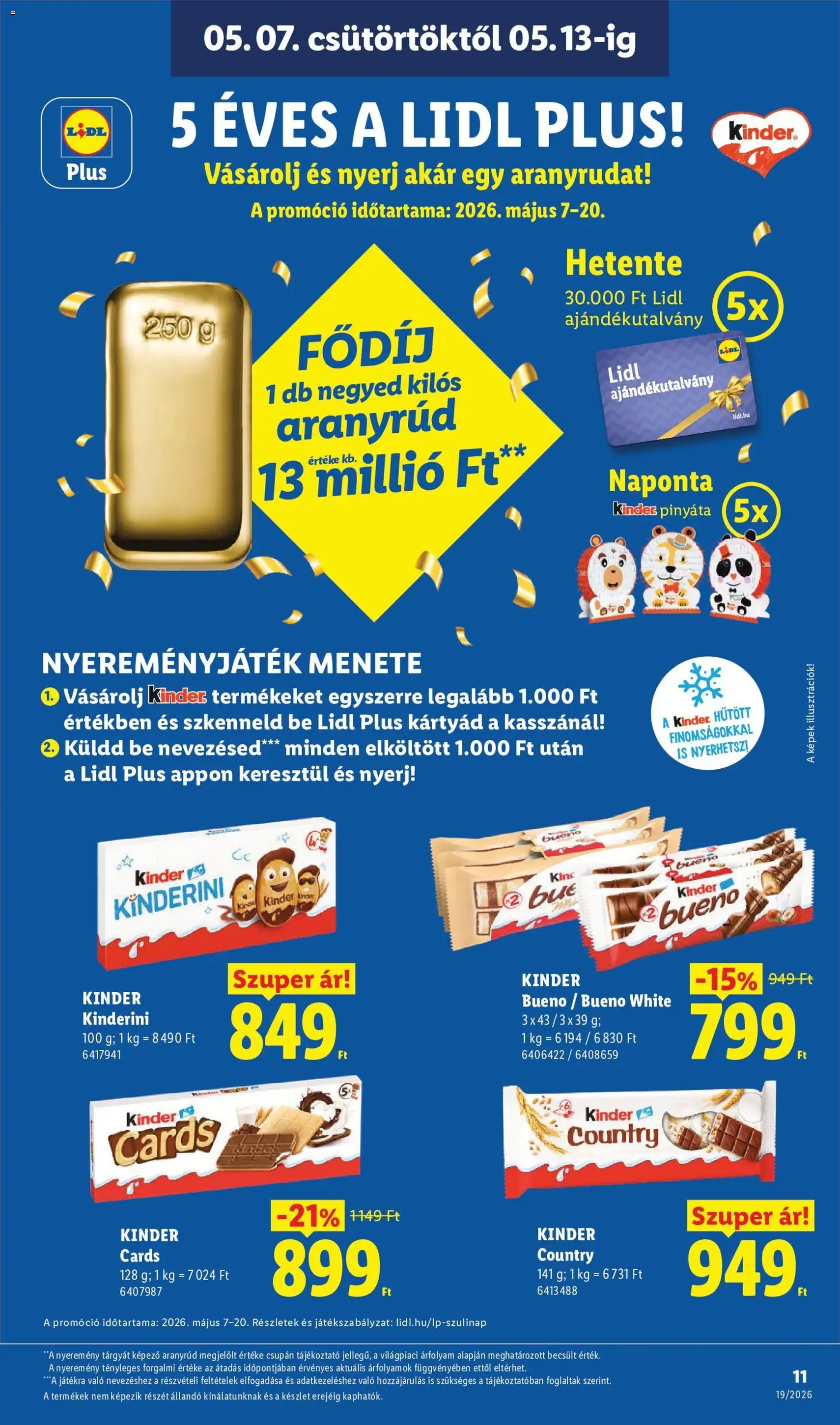 Lidl akciós újság - 2026.05.07. érvényes szórólap 11 oldal 76 oldalból