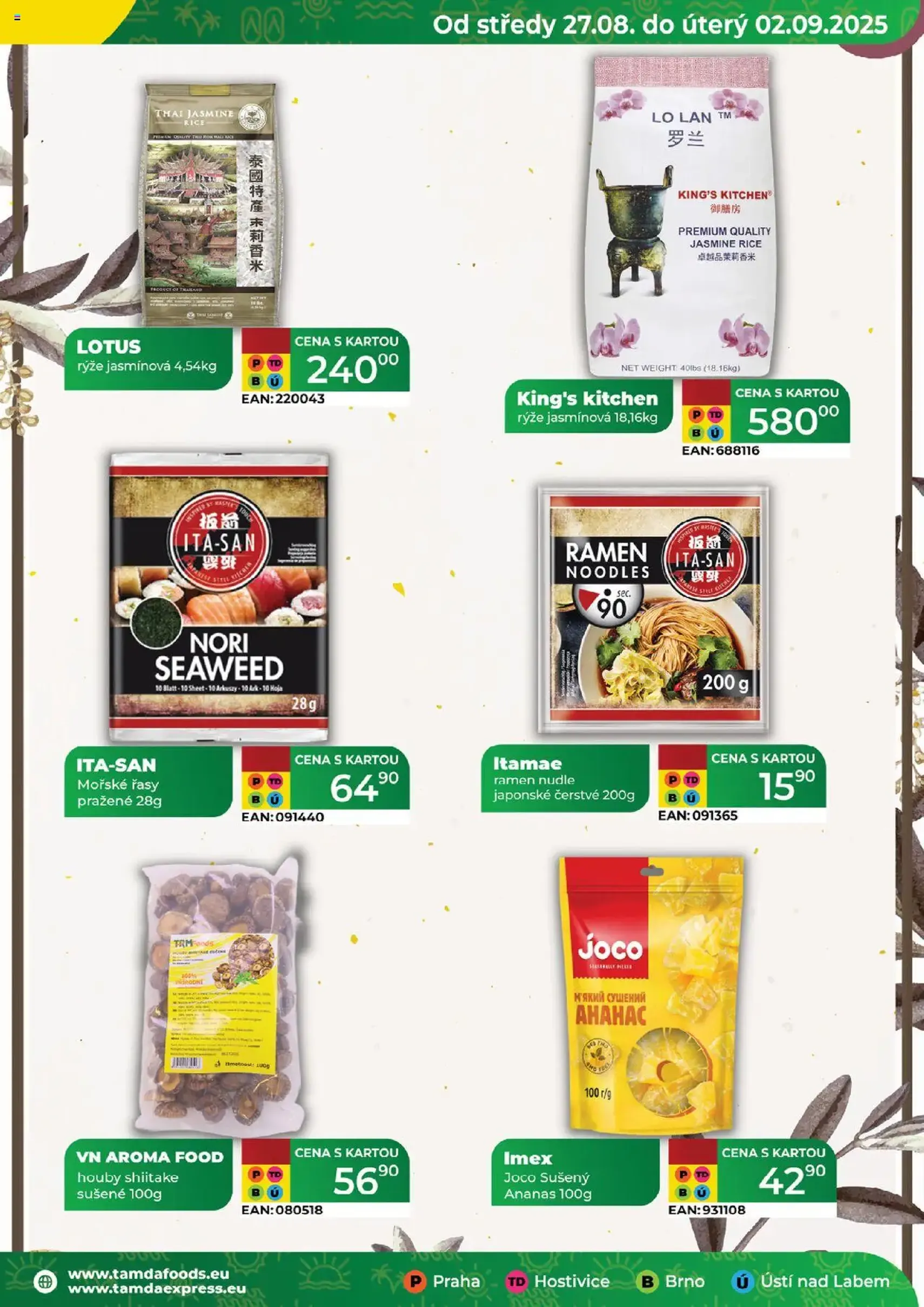 Tamda Foods leták - platný leták od 27.08.2025 strana 29 z 52